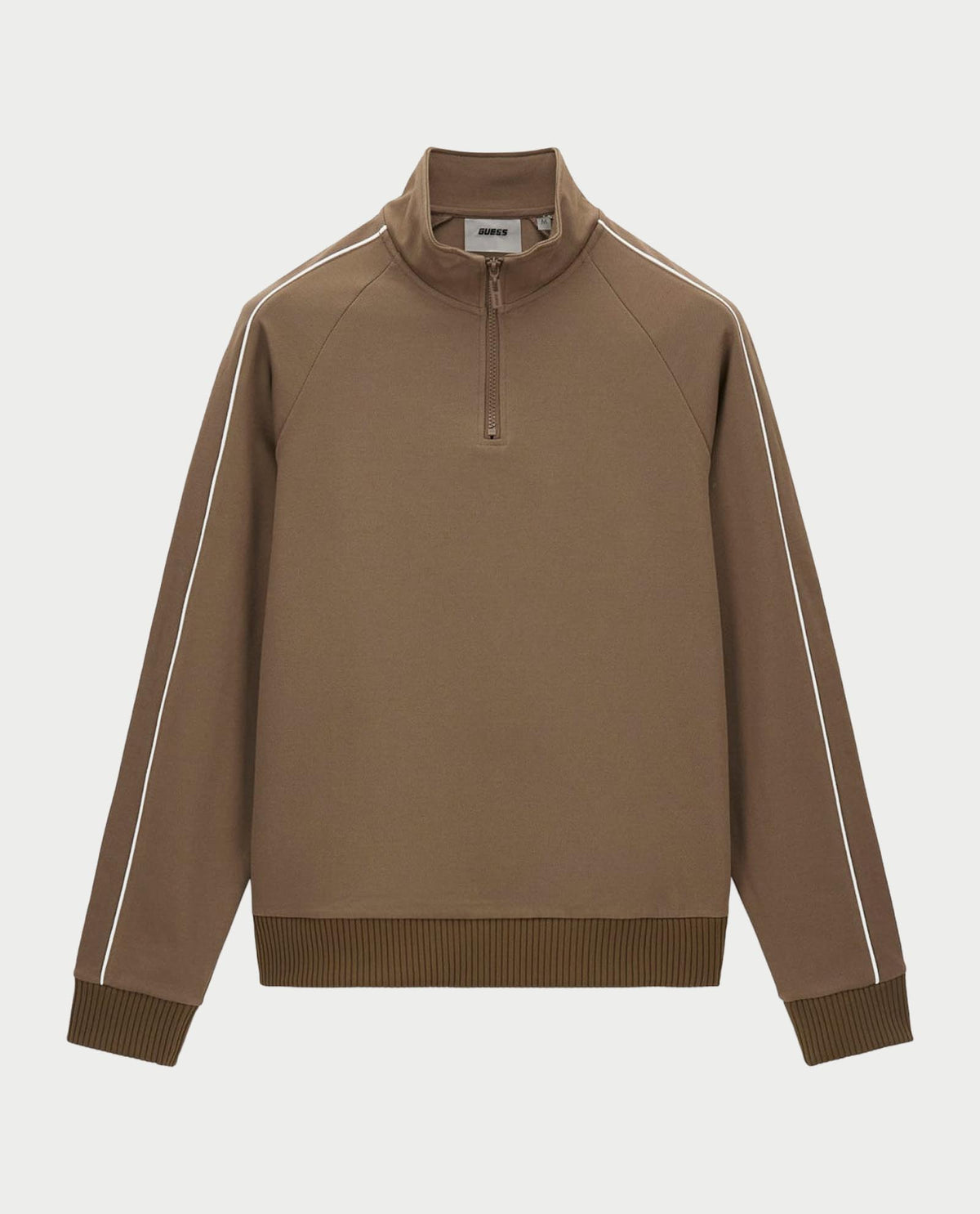 Felpa uomo Guess con zip corta 