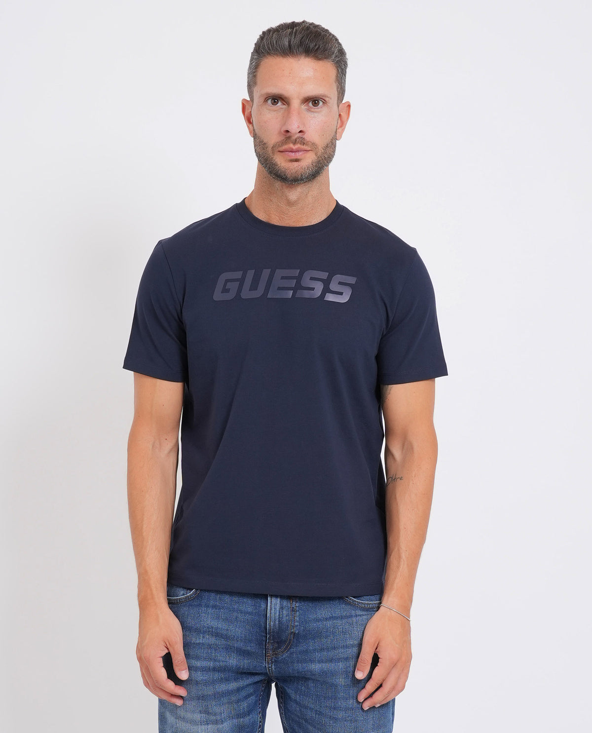 T-shirt uomo Guess con collo rotondo 