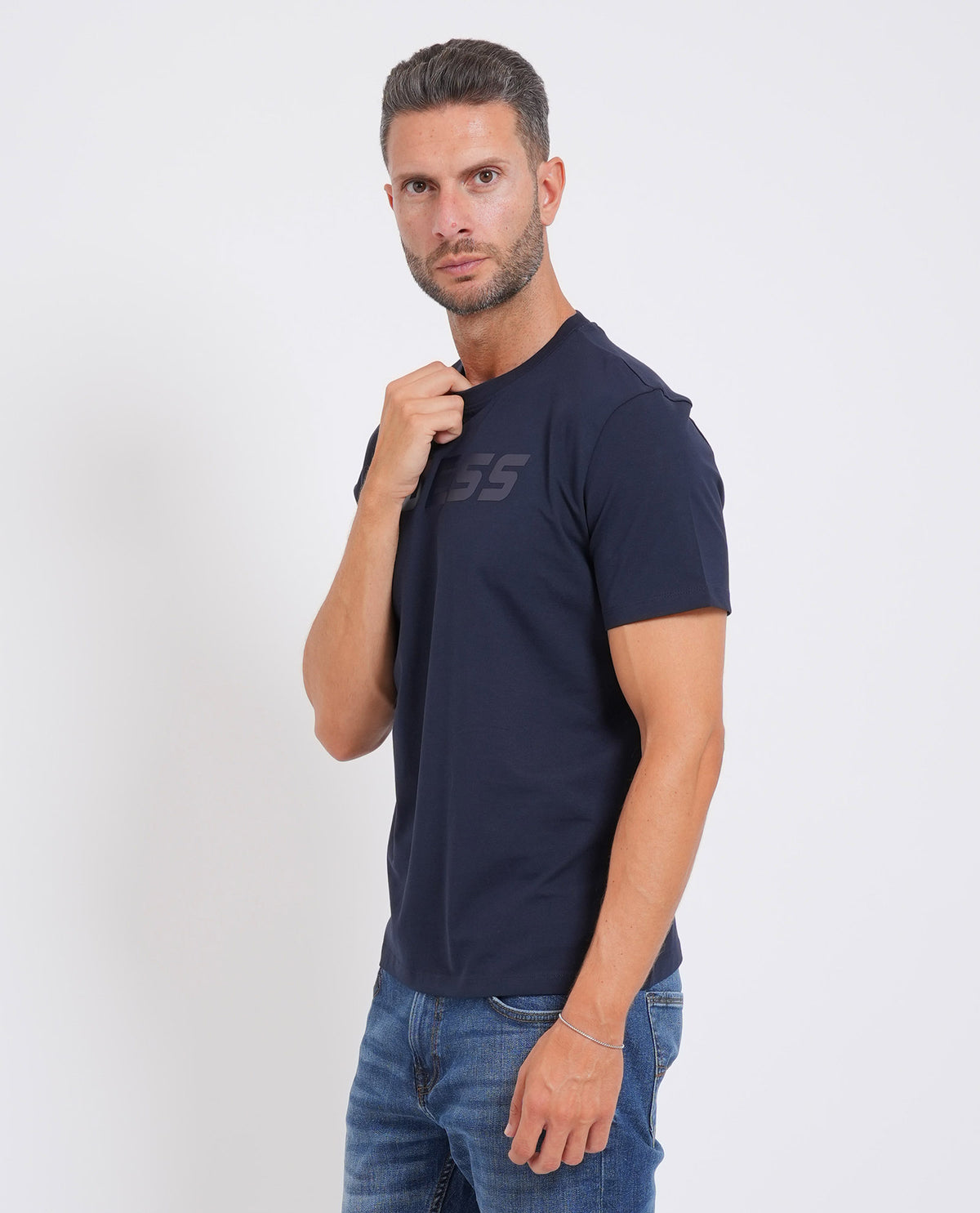 T-shirt uomo Guess con collo rotondo 