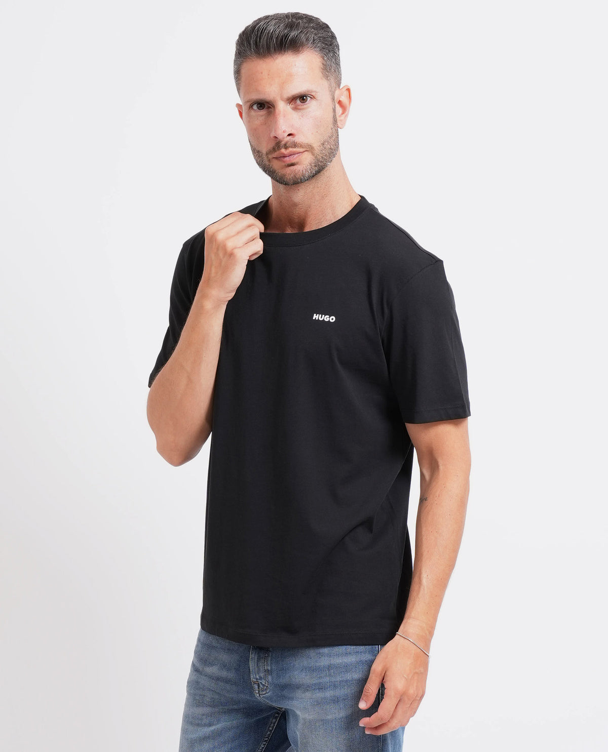 T-shirt Dero da uomo di Hugo basic girocollo 