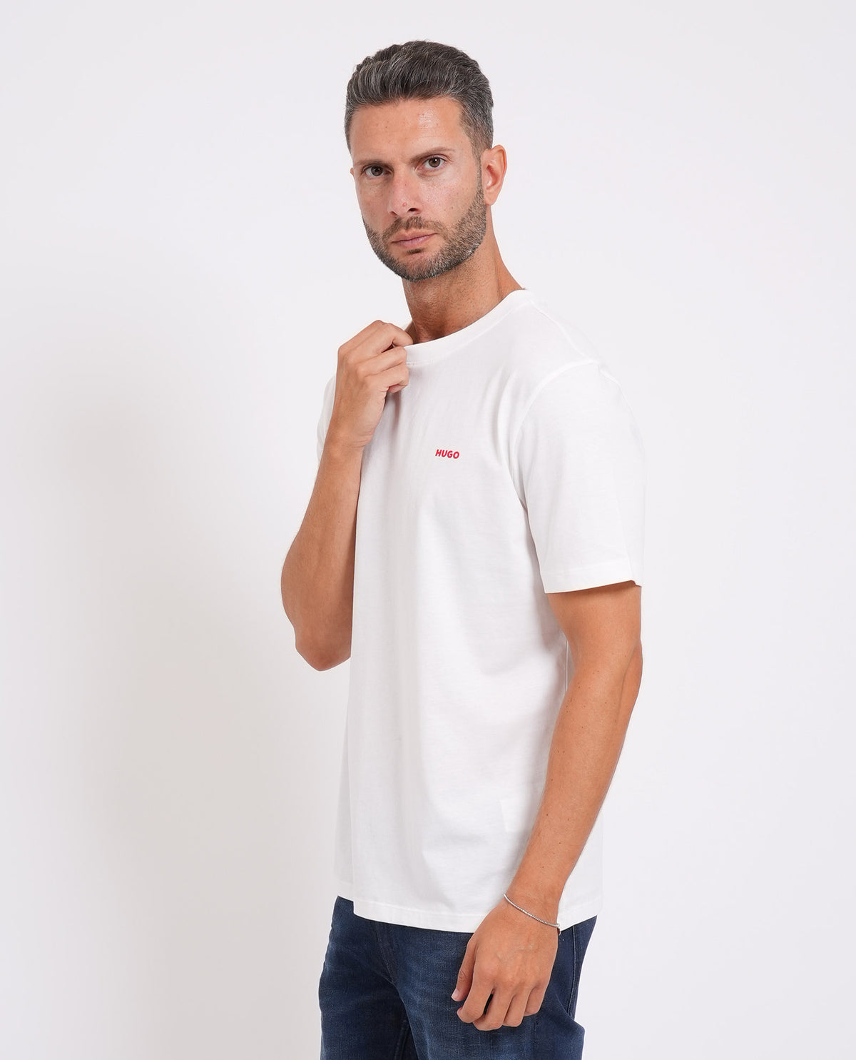 T-shirt Dero da uomo di Hugo basic girocollo 