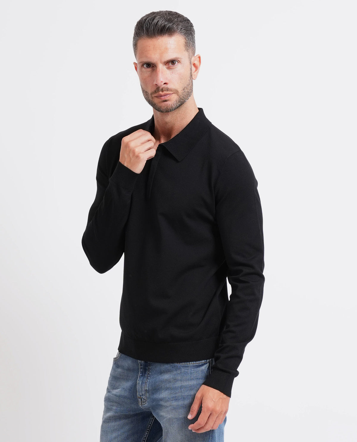 Polo in maglia uomo di Hugo 