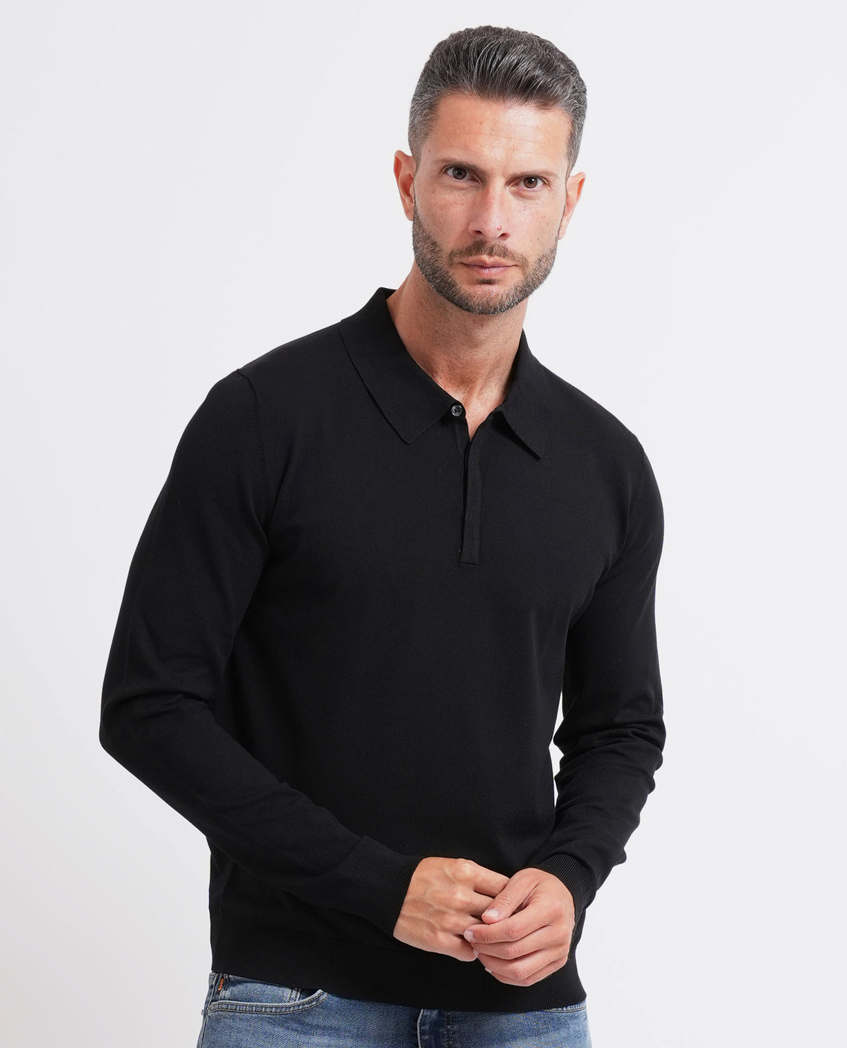 Polo in maglia uomo di Hugo 