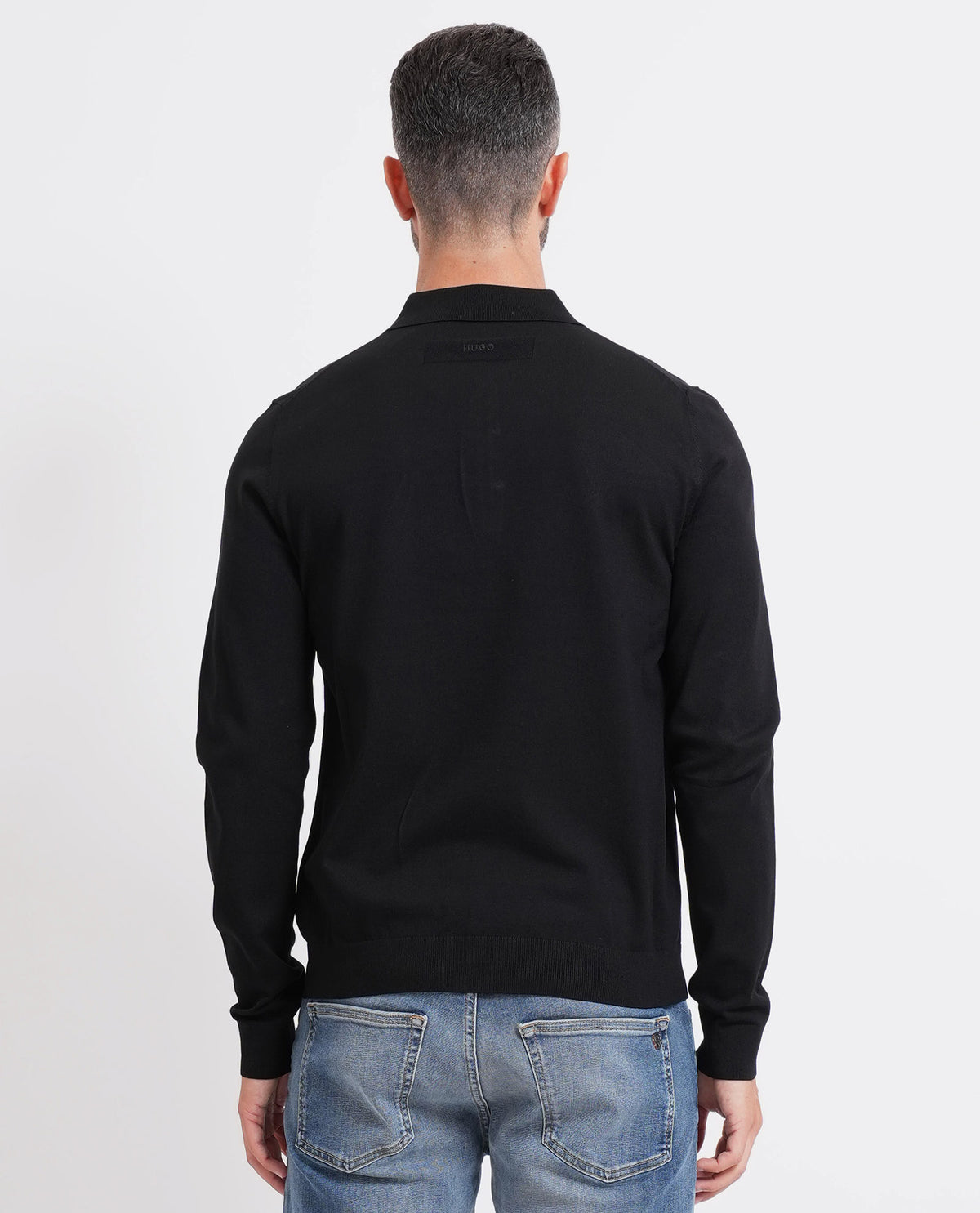 Polo in maglia uomo di Hugo 