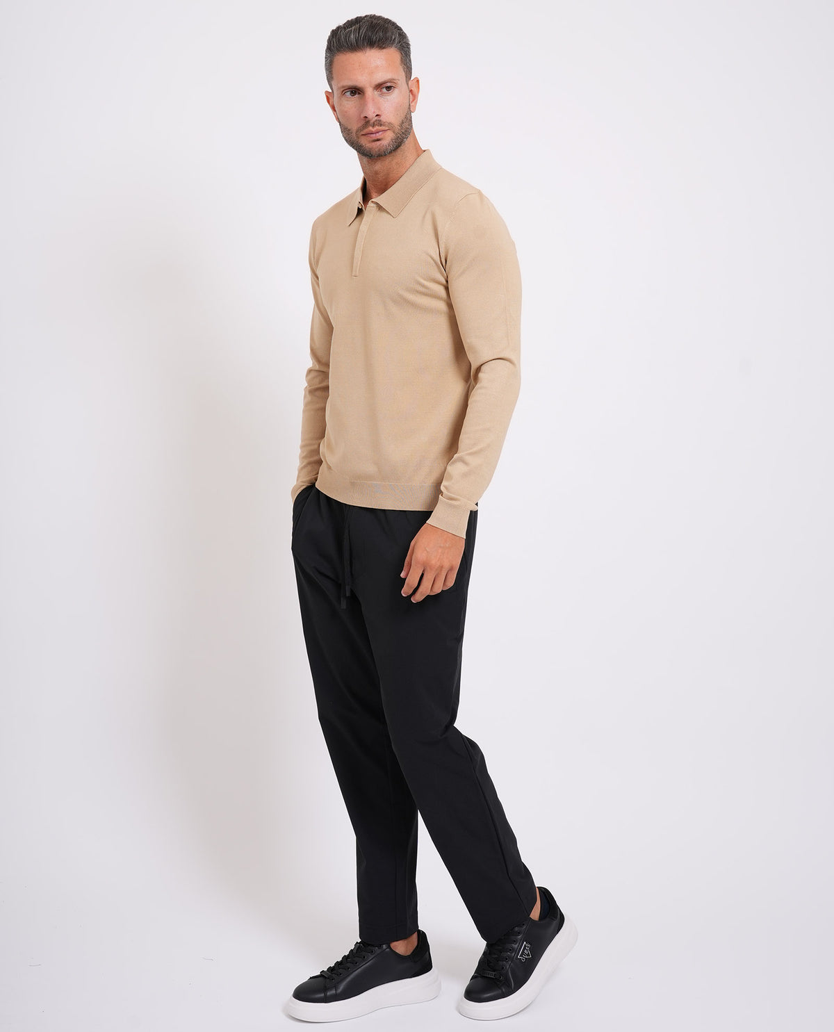 Polo in maglia uomo di Hugo 