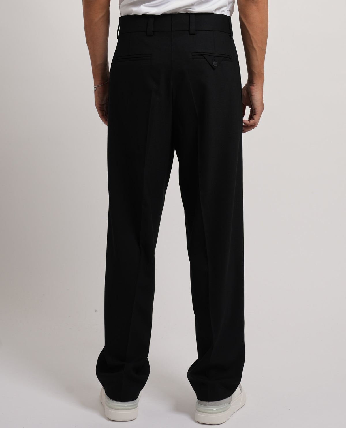 Pantaloni uomo Hugo in twill elasticizzato 