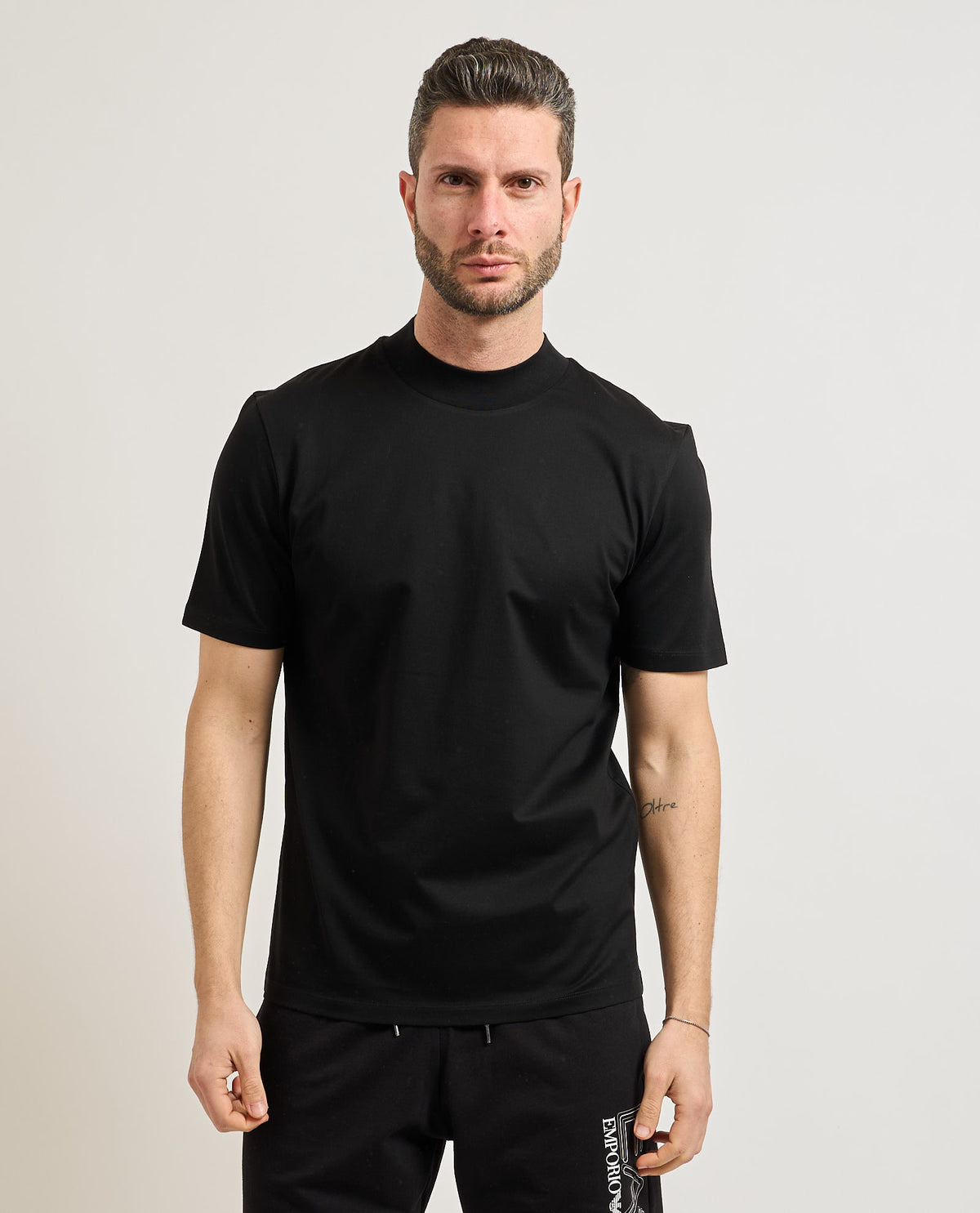 T-shirt uomo Hugo in cotone elasticizzato 