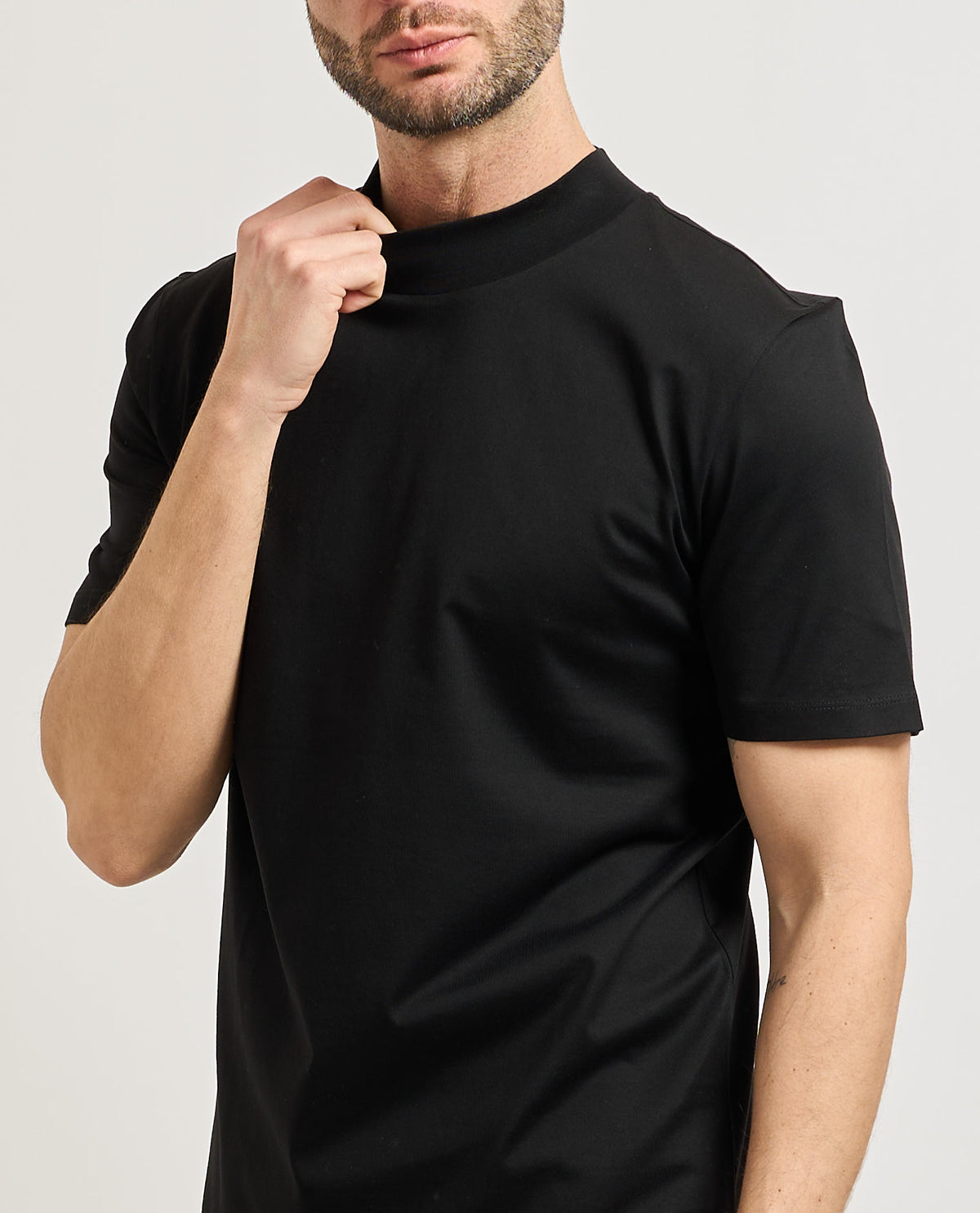 T-shirt uomo Hugo in cotone elasticizzato 