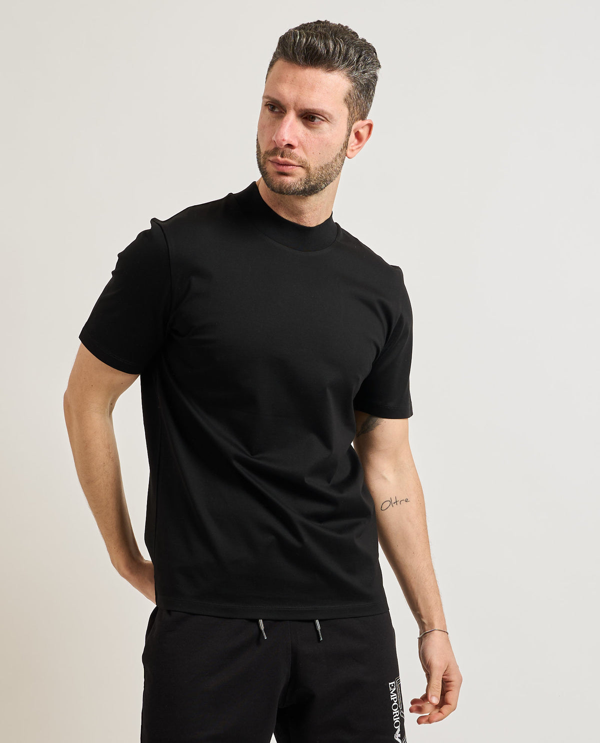 T-shirt uomo Hugo in cotone elasticizzato 