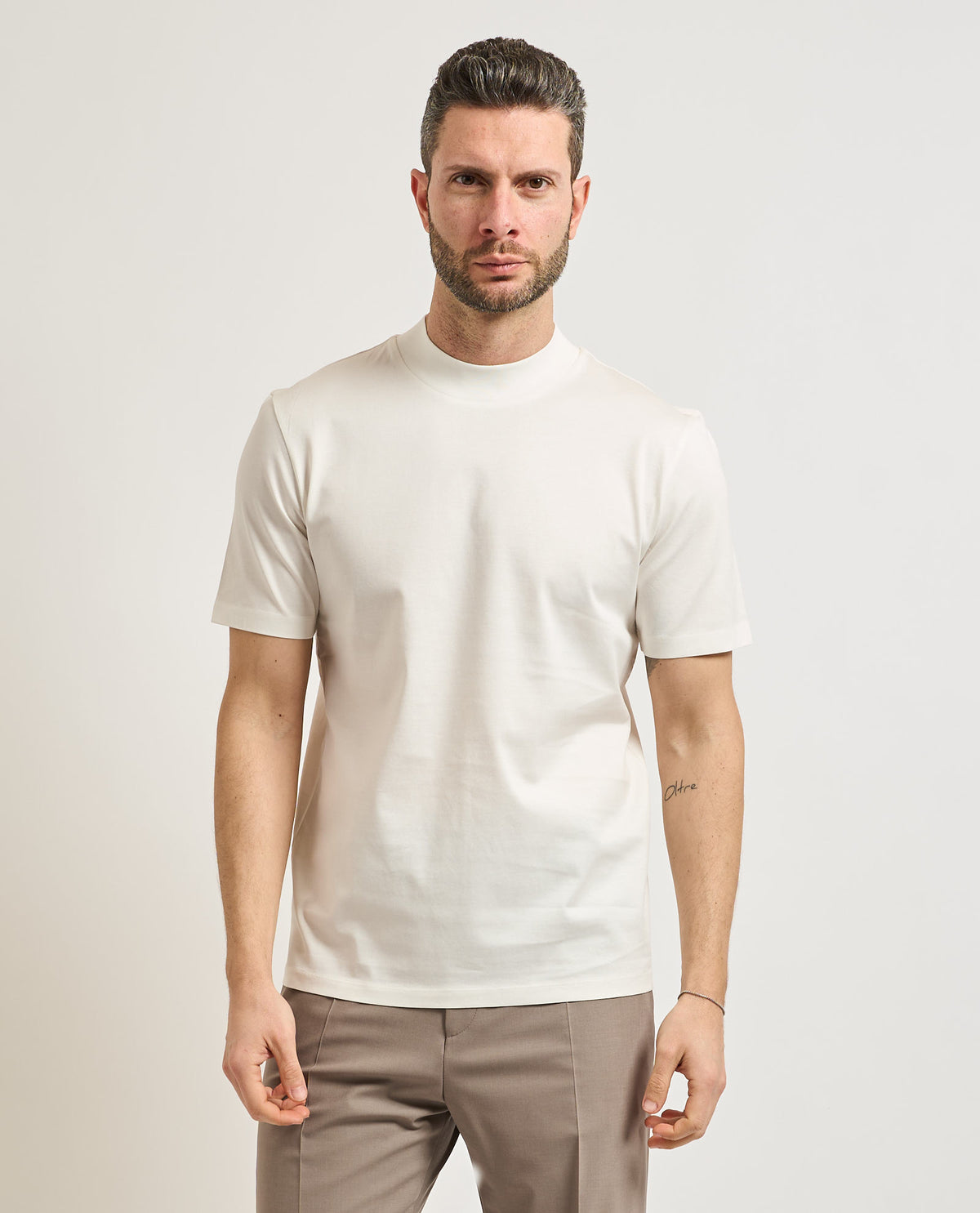 T-shirt uomo Hugo in cotone elasticizzato 