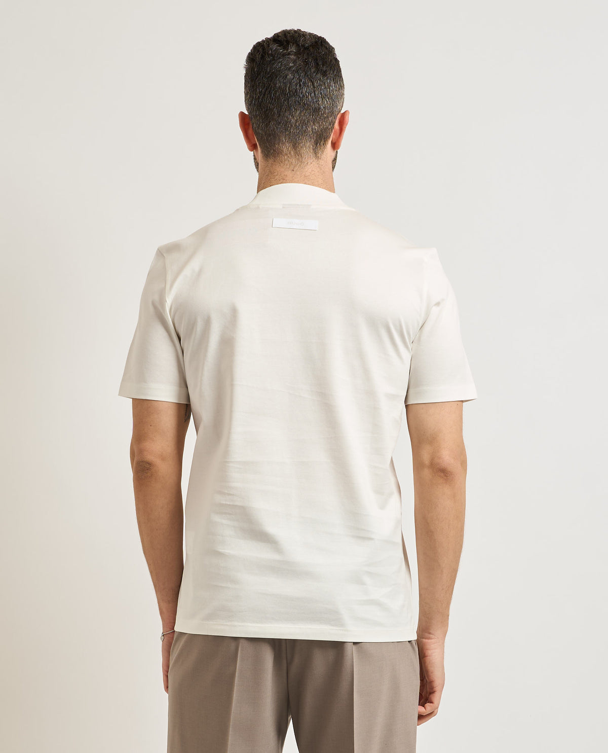 T-shirt uomo Hugo in cotone elasticizzato 