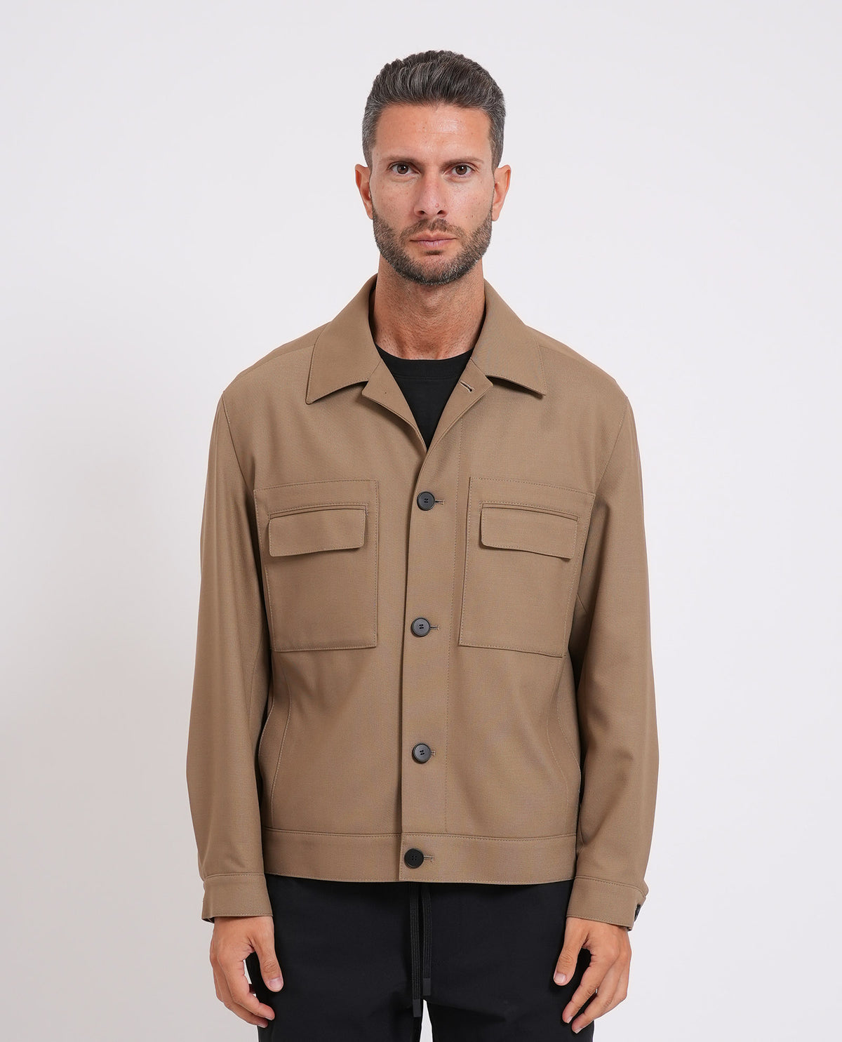 Giacca uomo di Hugo in twill antipiega 