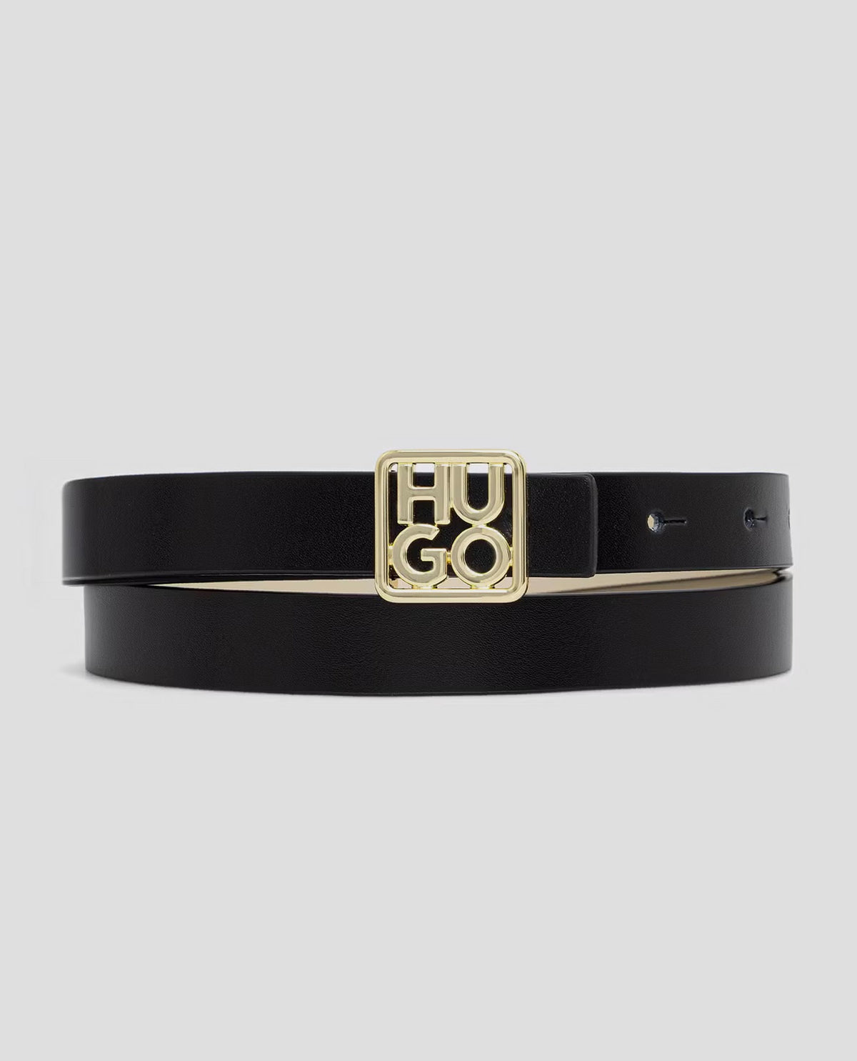 Cintura donna Hugo con logo scomposto 