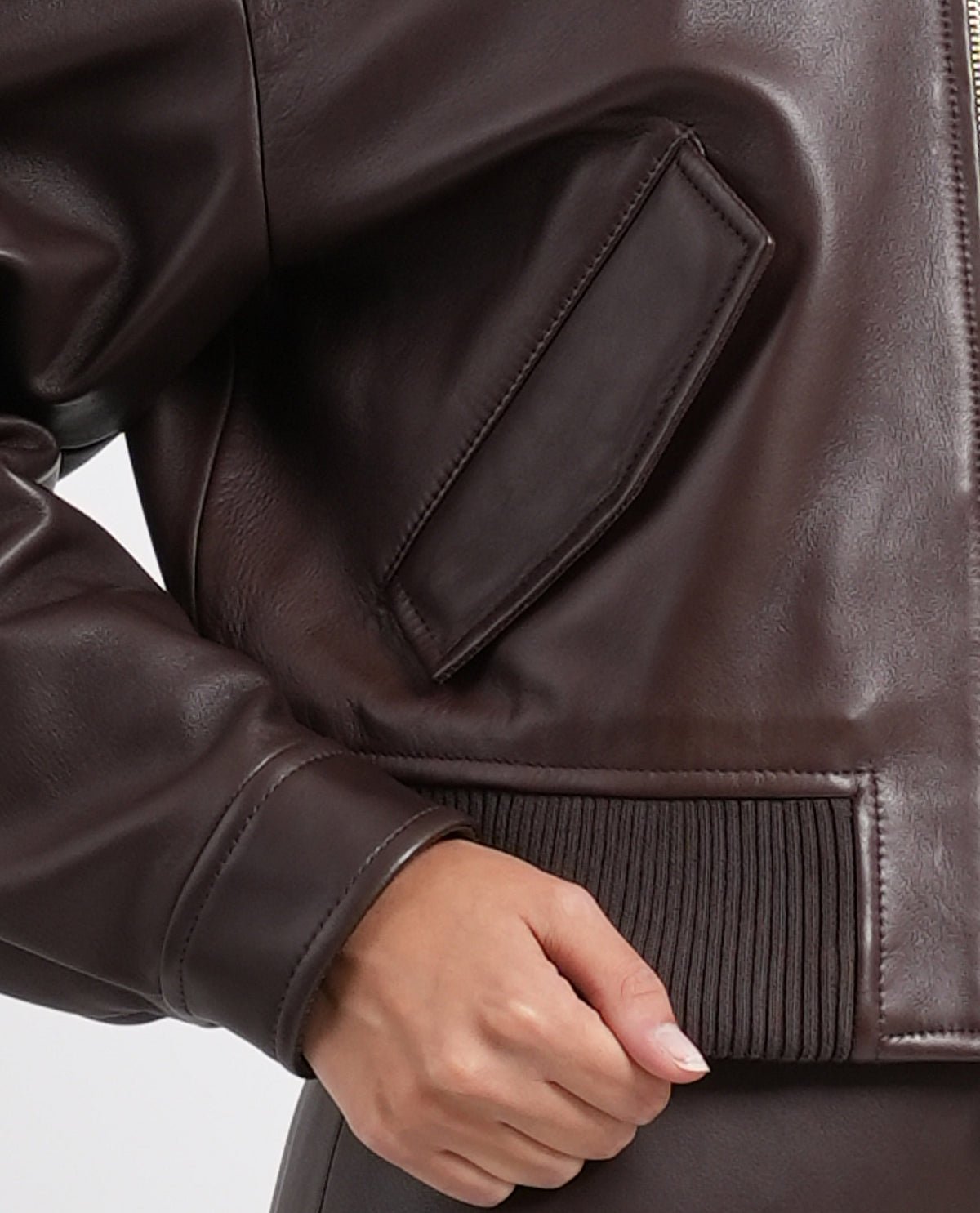Giacca donna di Hugo in pelle 