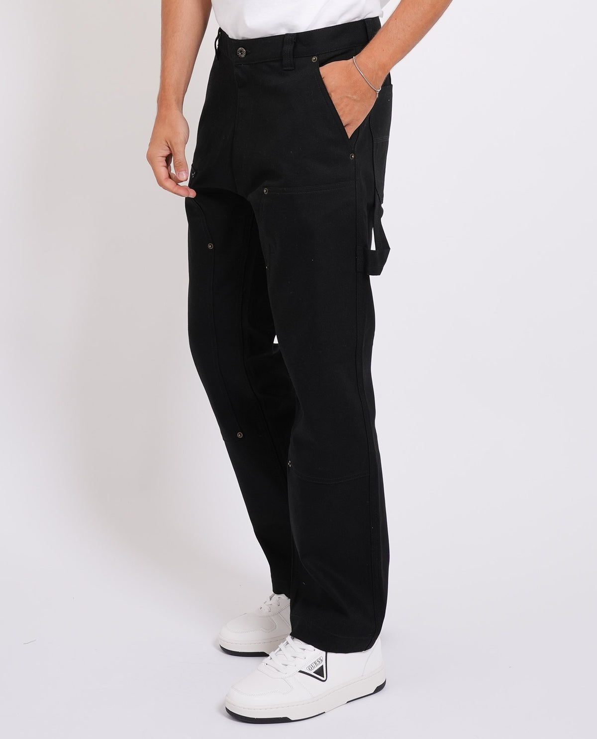 Pantaloni uomo di Hugo in cotone elasticizzato 