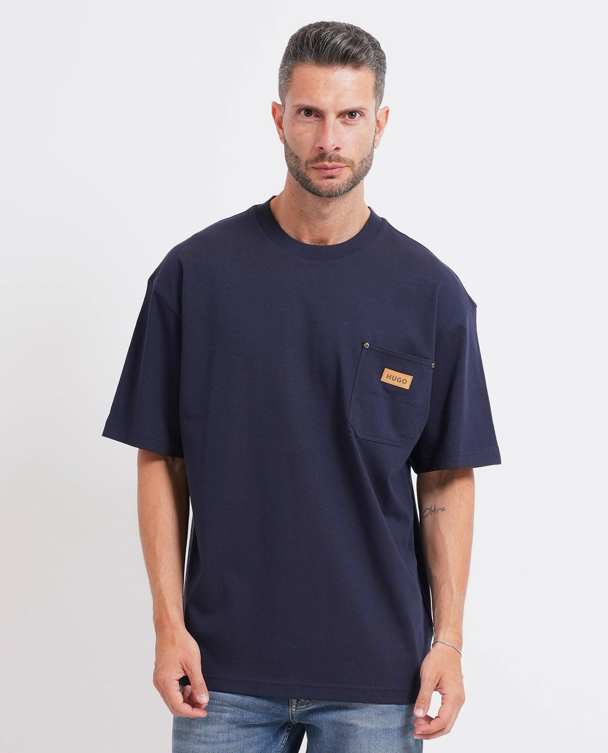T-shirt Hugo uomo relaxed fit 