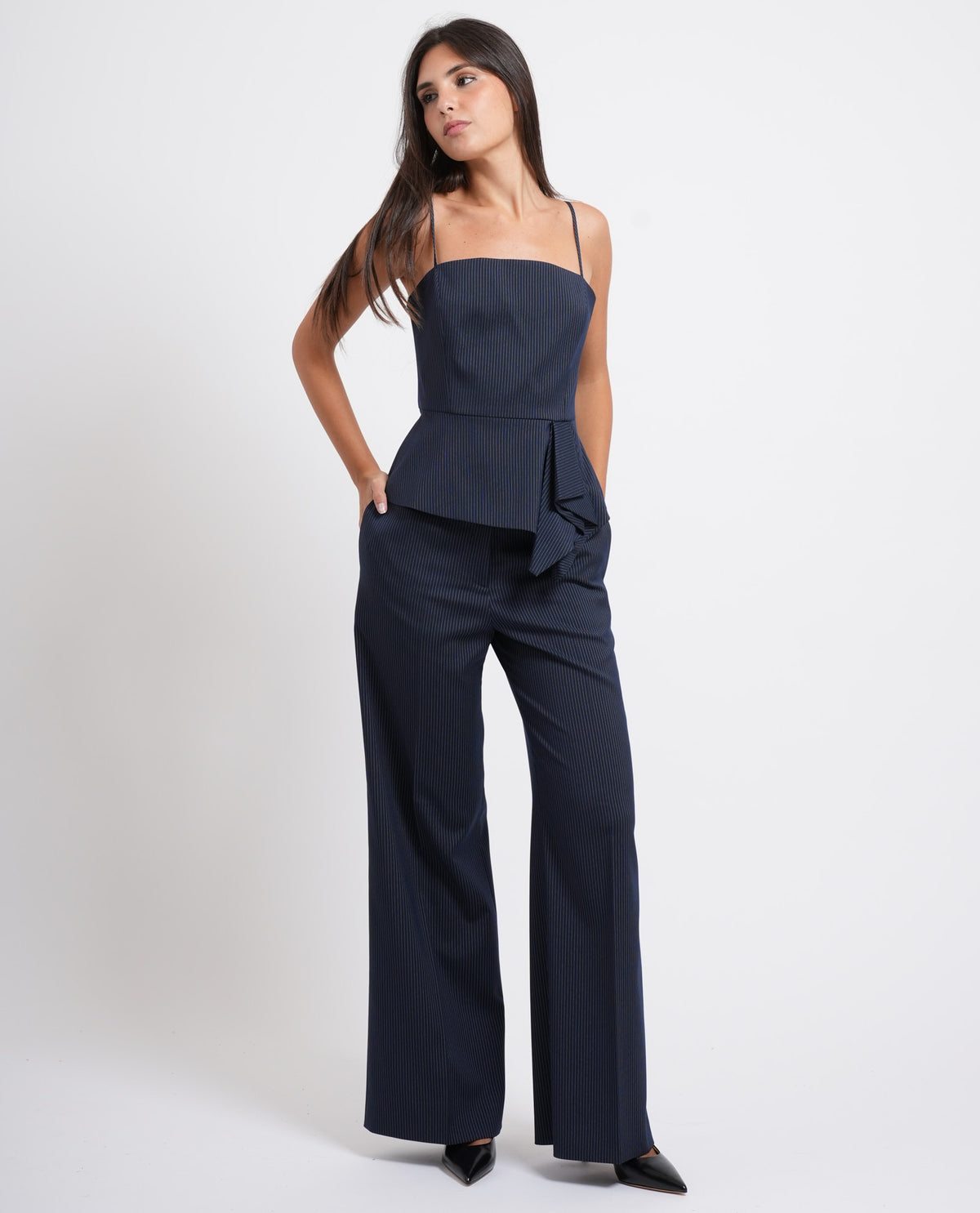 Top gessato per donna di Hugo 