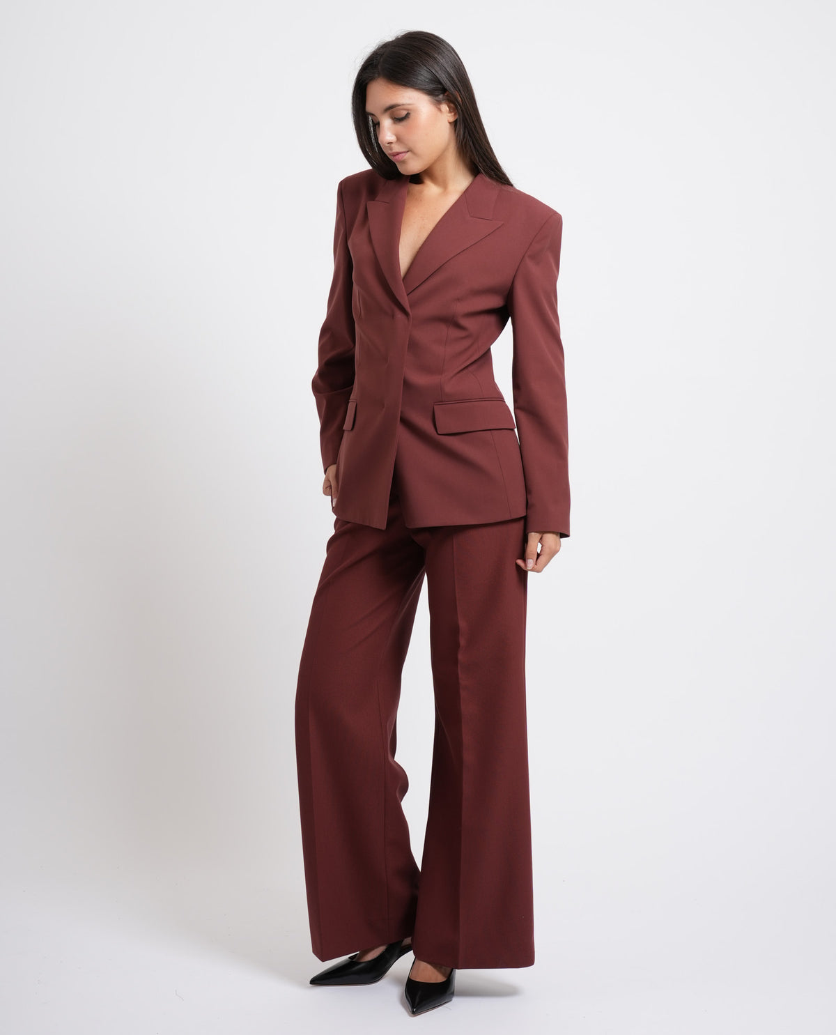 Blazer donna Hugo in tessuto elasticizzato 