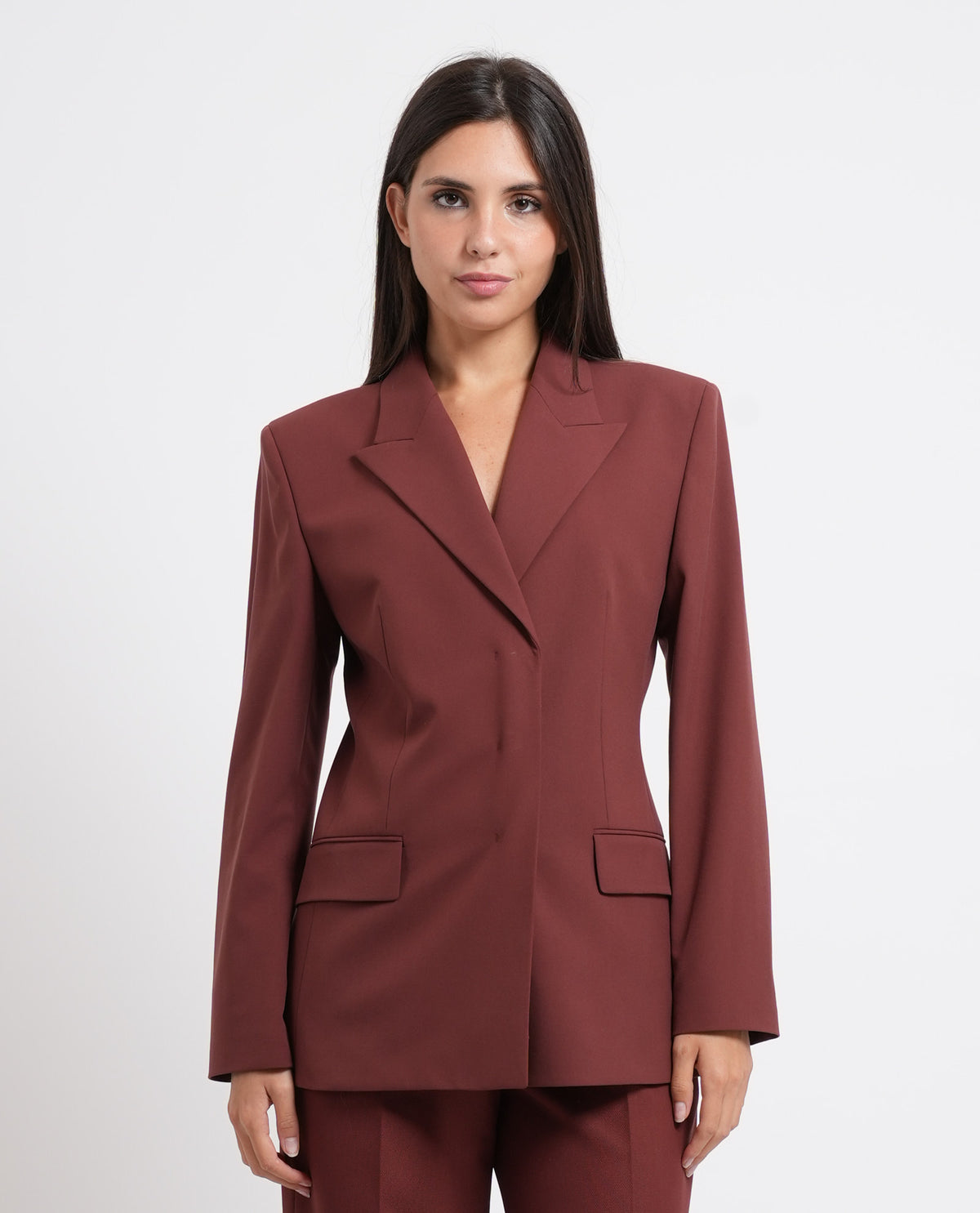 Blazer donna Hugo in tessuto elasticizzato 