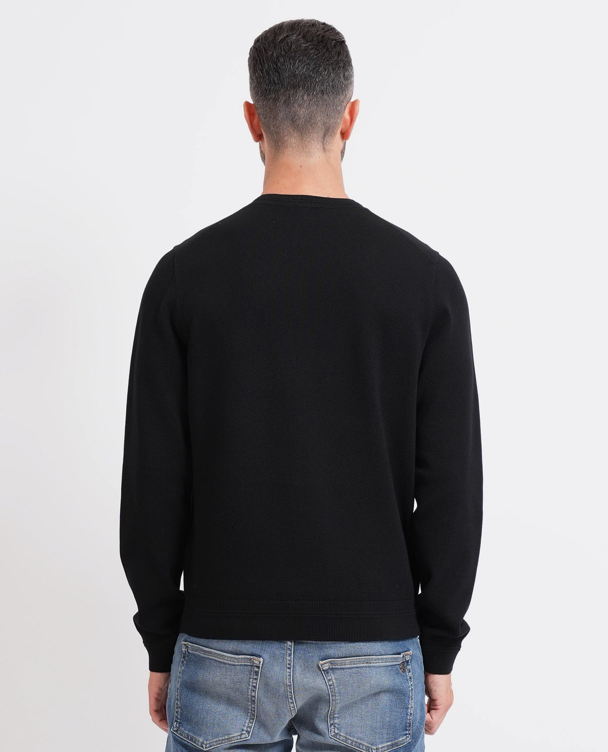 Maglione uomo Hugo con logo scomposto 