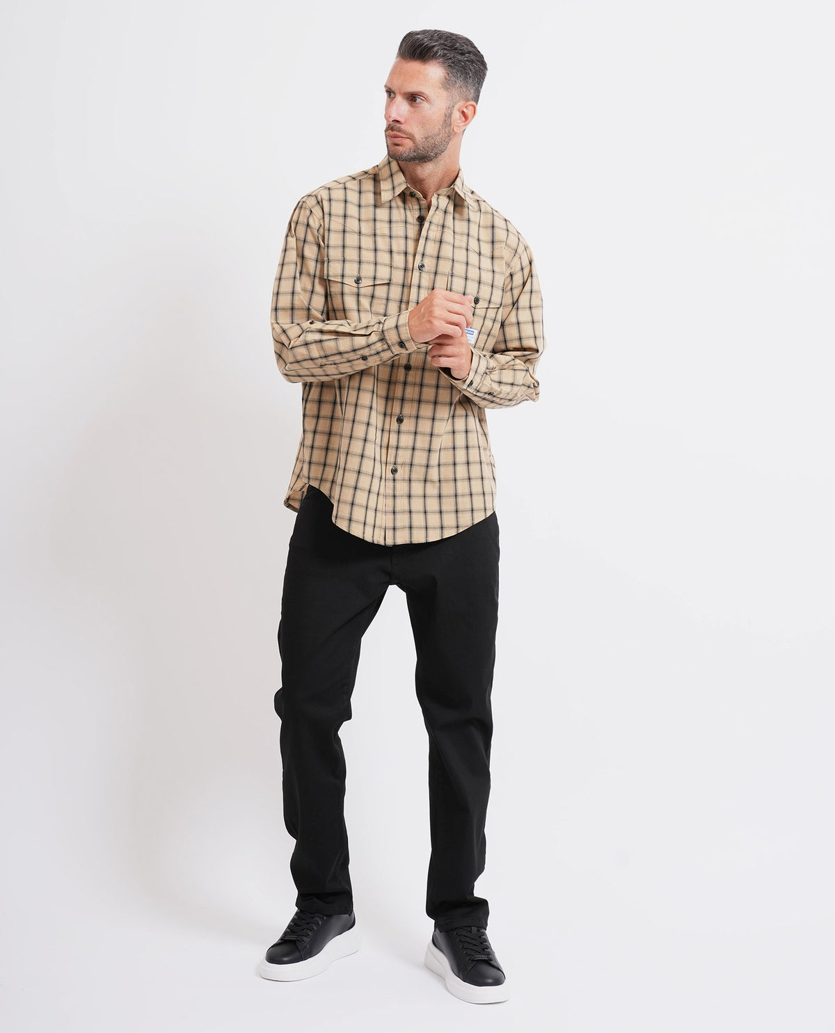 Camicia oversize in popeline di cotone Hugo uomo 