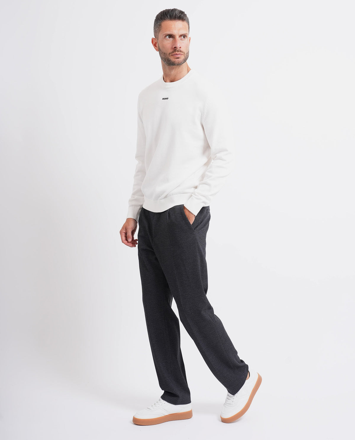 Pantaloni affusolati Hugo uomo 