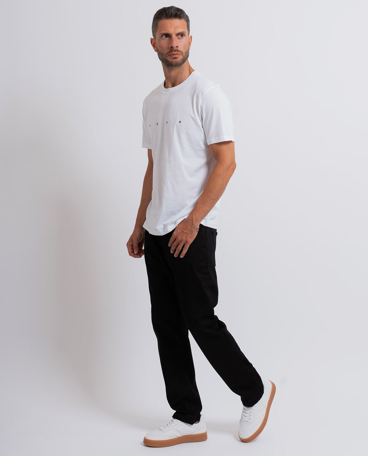 T-shirt uomo Hugo in jersey di cotone 