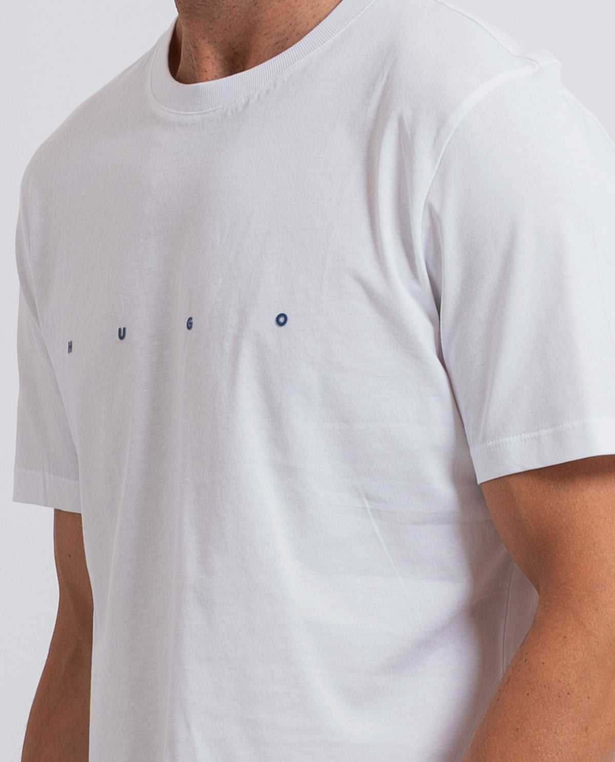 T-shirt uomo Hugo in jersey di cotone 