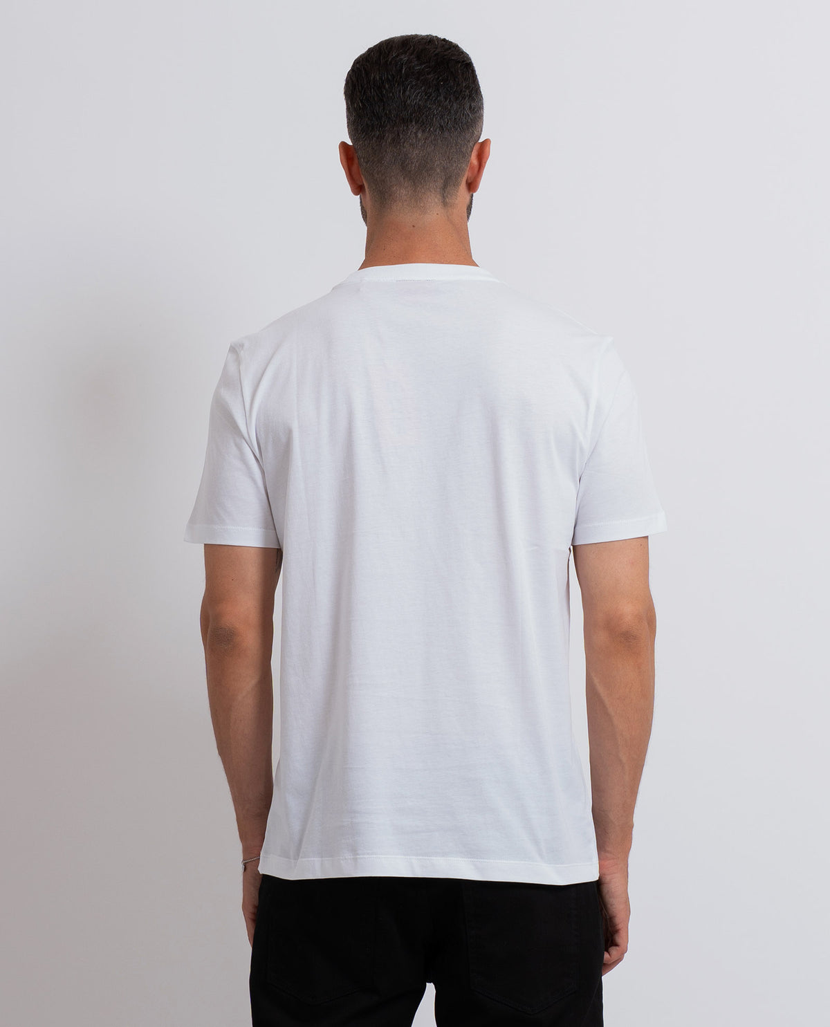 T-shirt uomo Hugo in jersey di cotone 