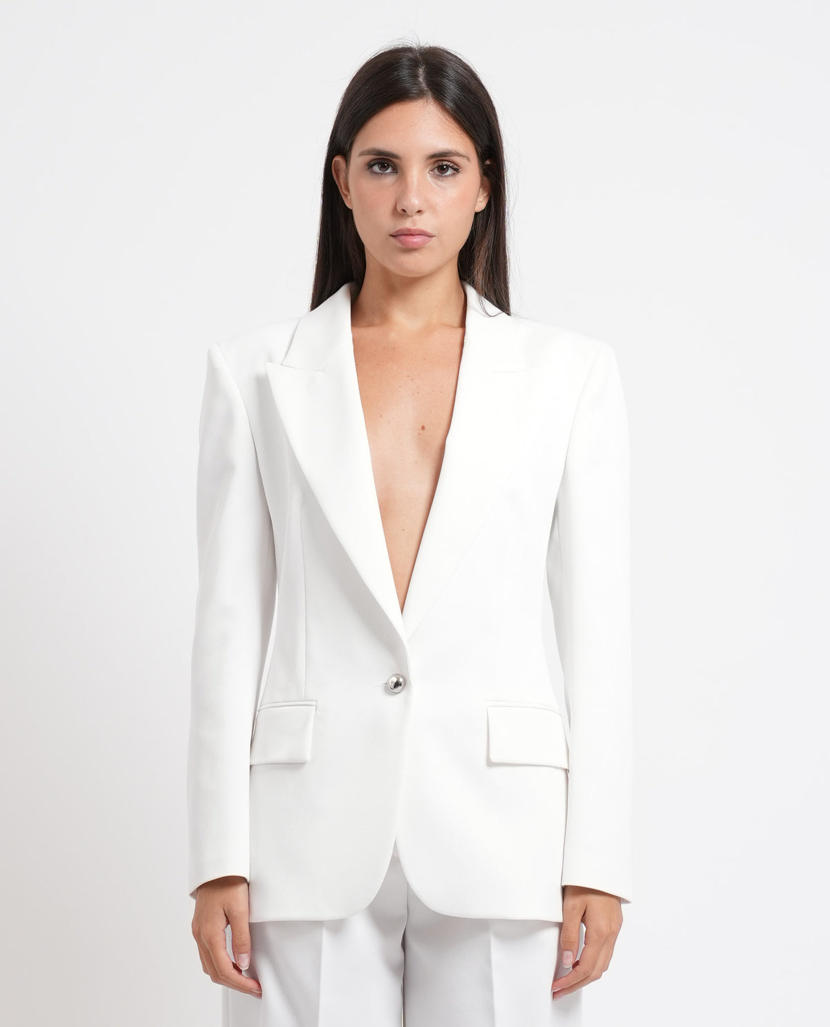 Blazer donna Hugo con bottone in metallo 