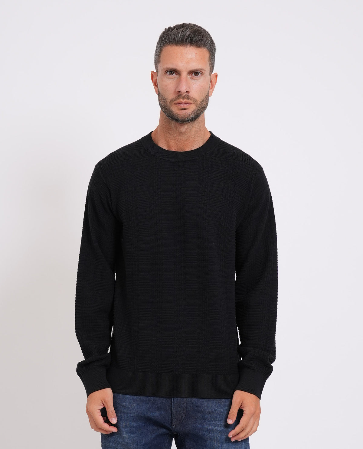 Pullover uomo di Hugo con fantasia all over 