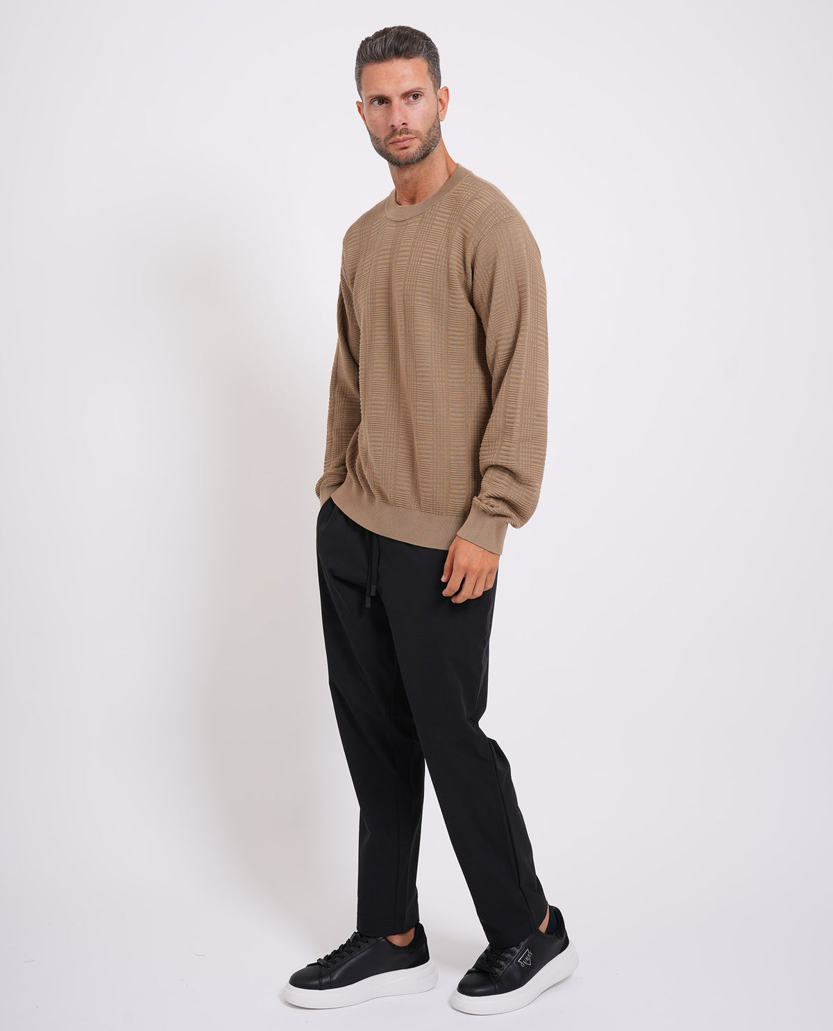 Pullover uomo di Hugo con fantasia all over 