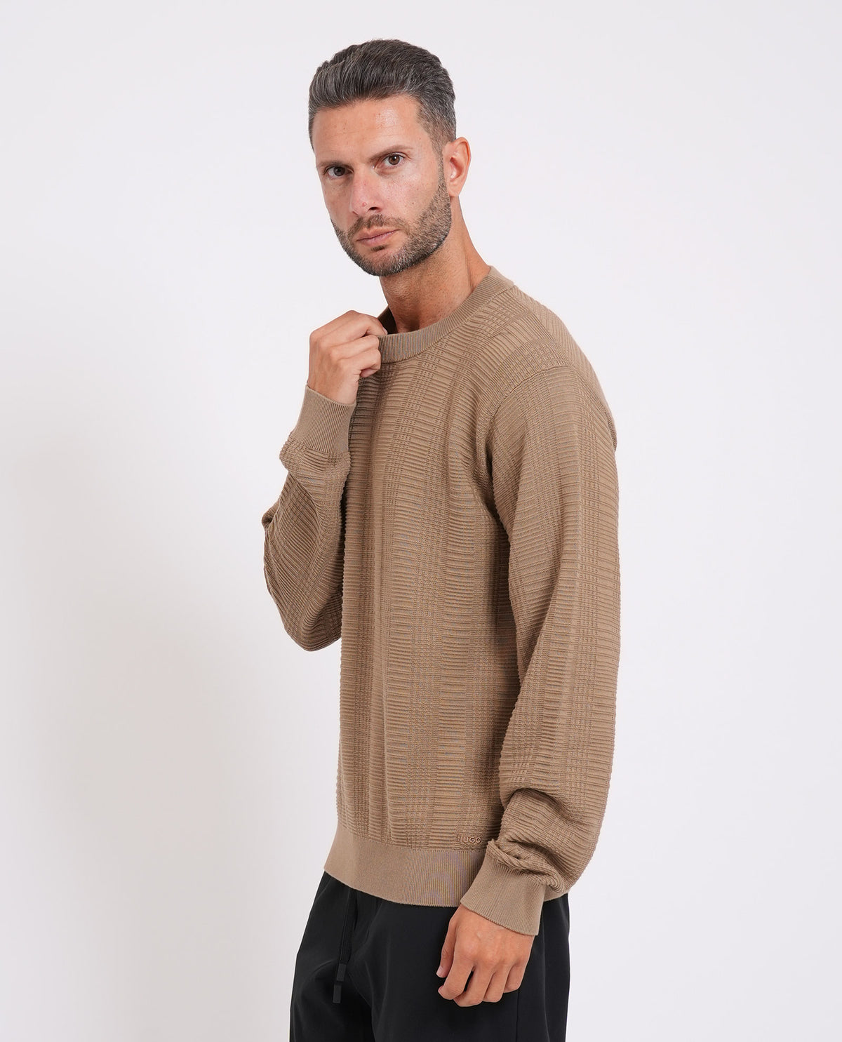 Pullover uomo di Hugo con fantasia all over 