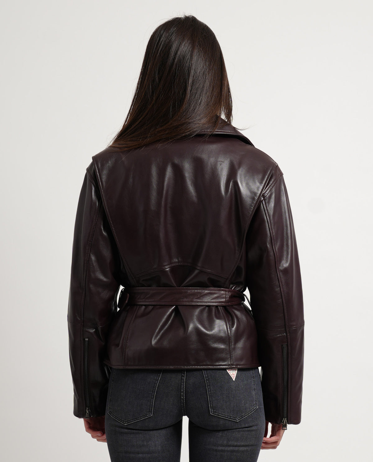 Giubbotto oversize donna di Hugo con cintura 