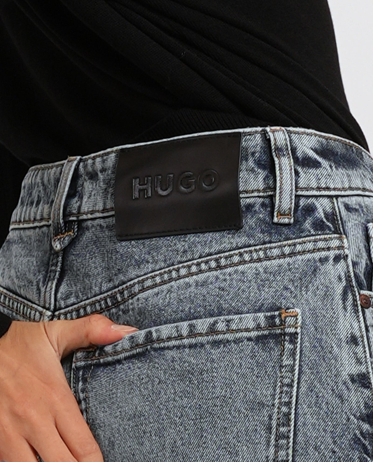 Jeans barrel fit Hugo donna 