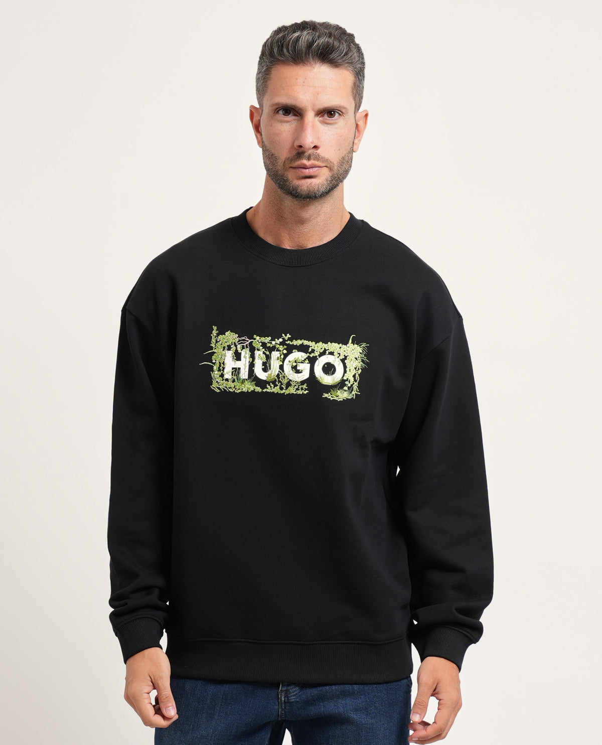 Felpa in cotone Hugo uomo 