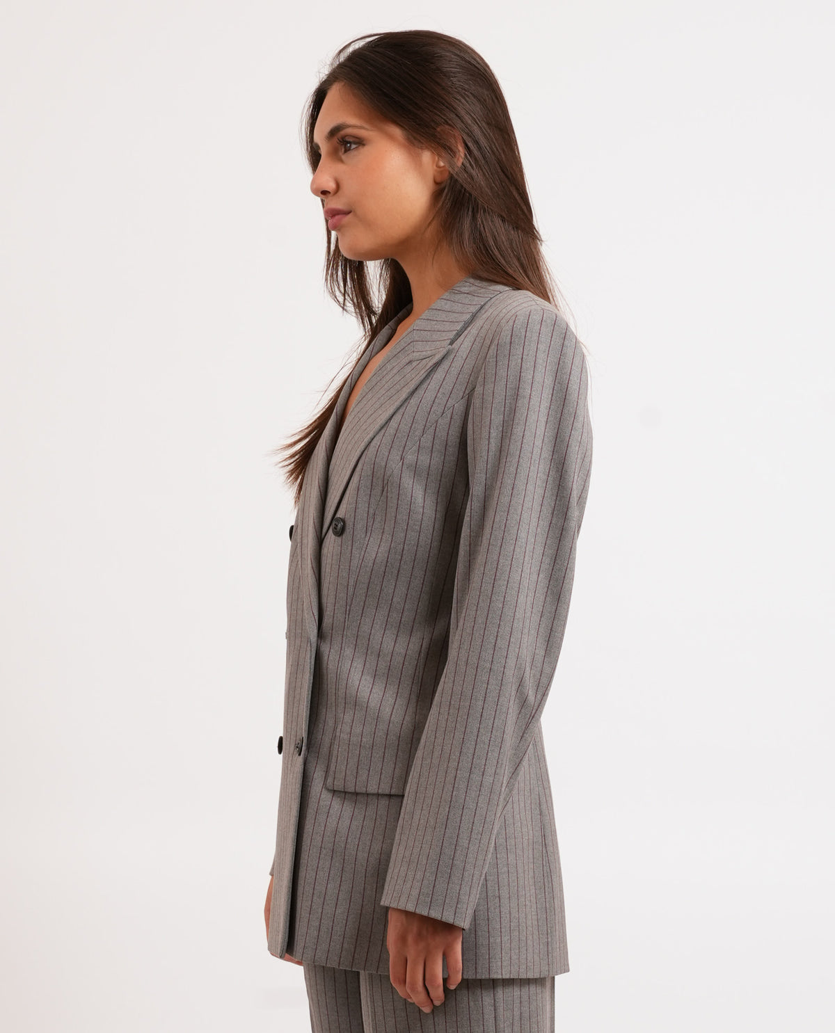 Blazer gessato per donna di Hugo 