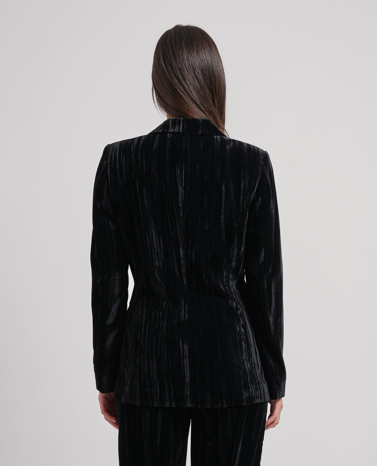 Giacca monopetto donna Hugo in velluto 