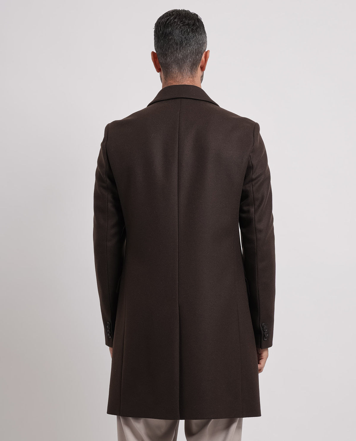 Cappotto lungo uomo Hugo in lana 