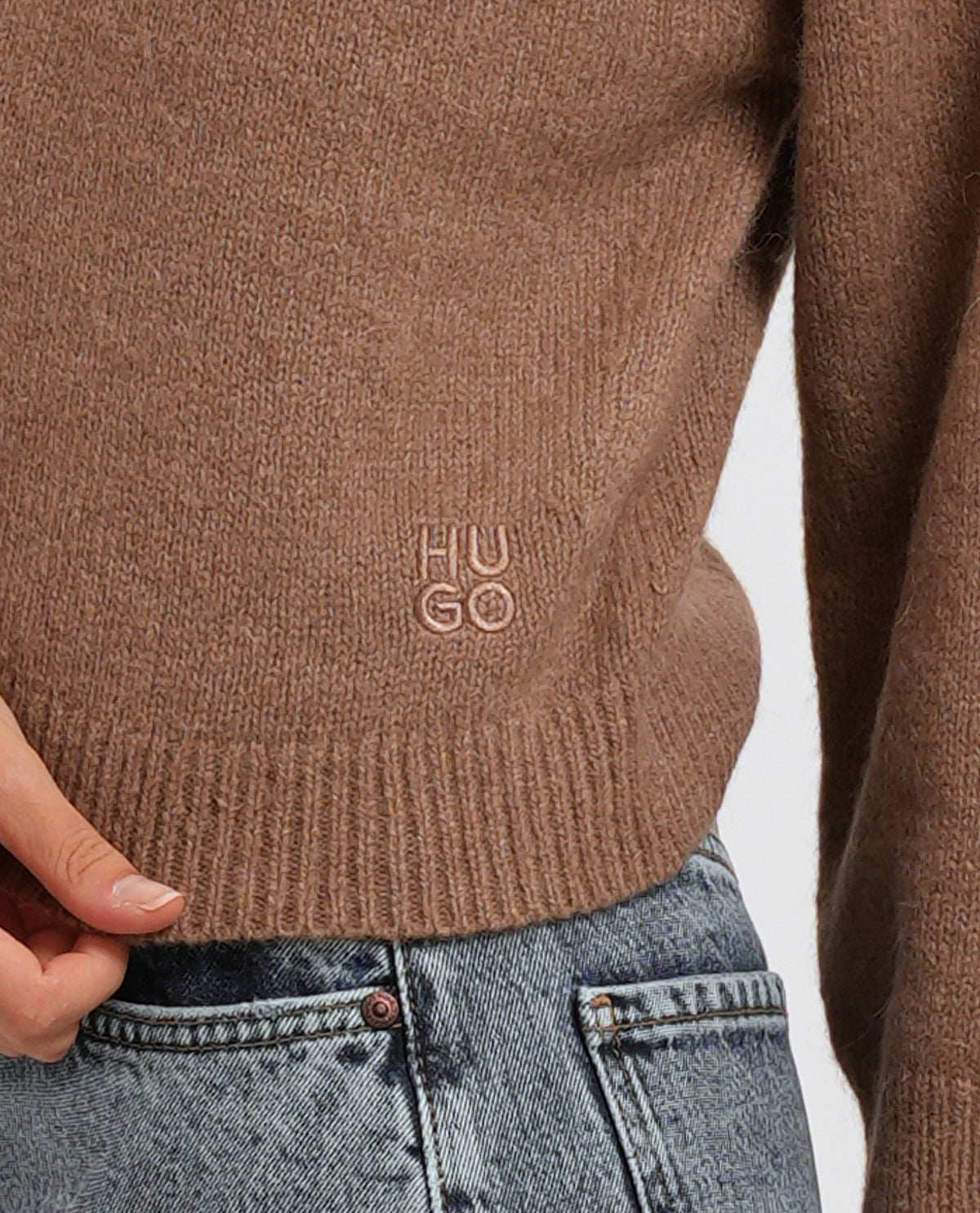 Maglione a mezzo collo Hugo donna 