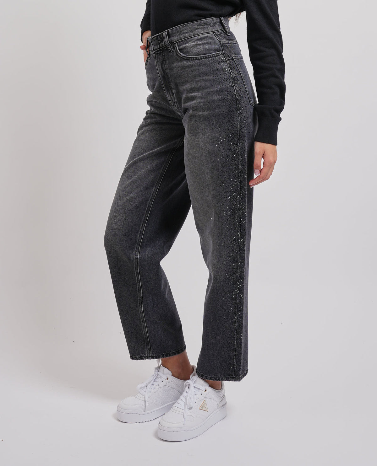 Jeans donna Hugo con strass 