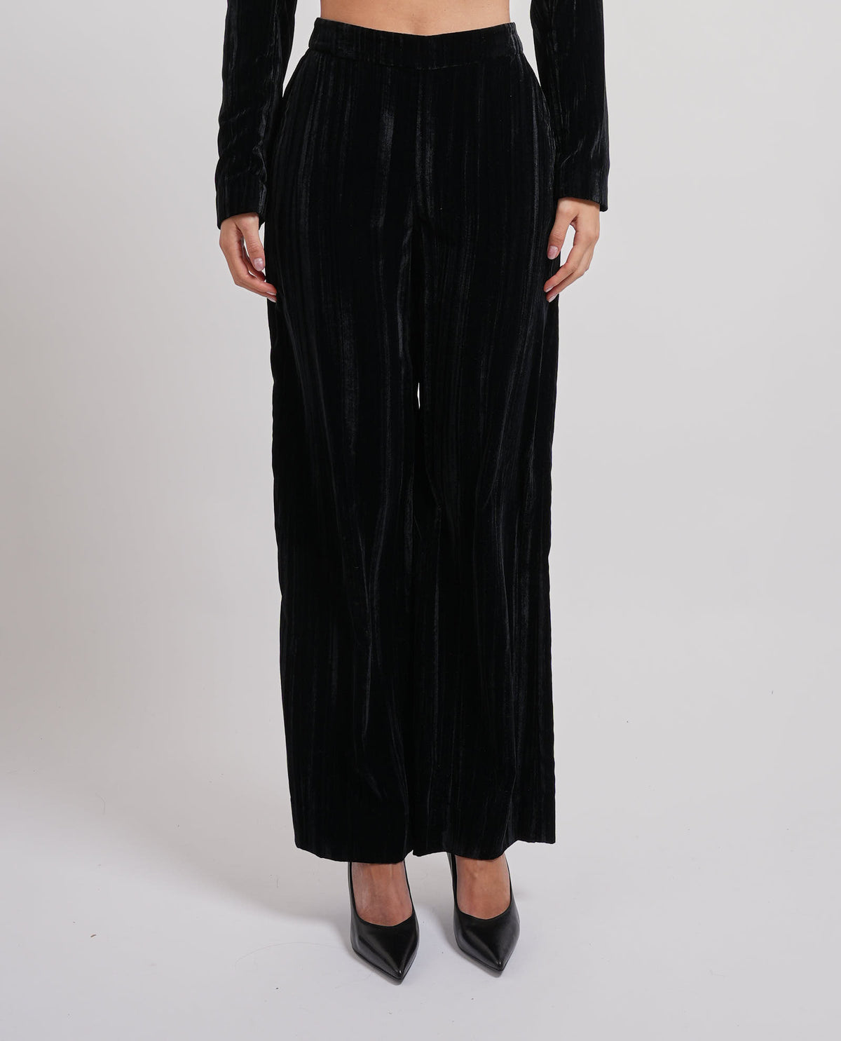 Pantaloni donna Hugo in velluto 