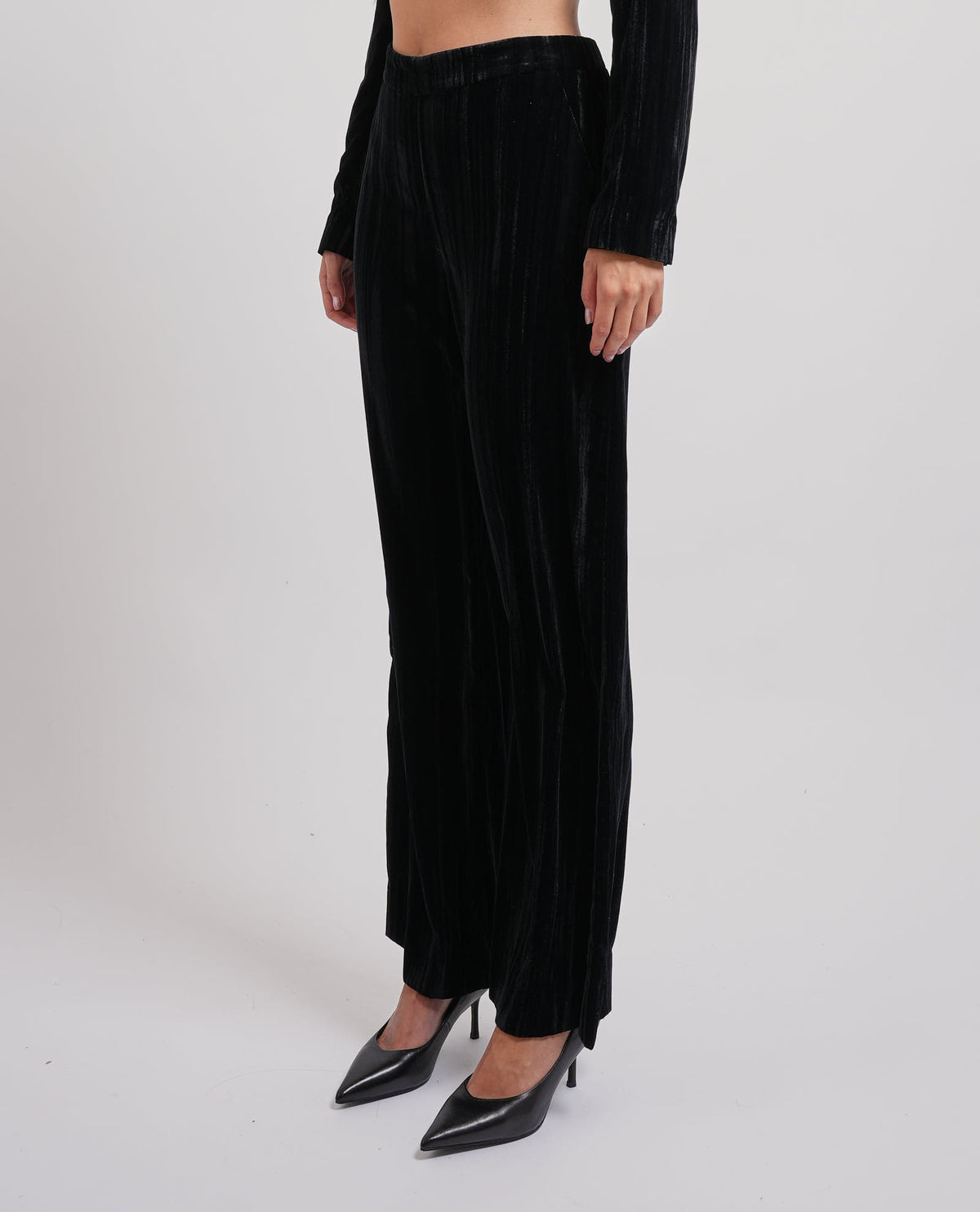Pantaloni donna Hugo in velluto 