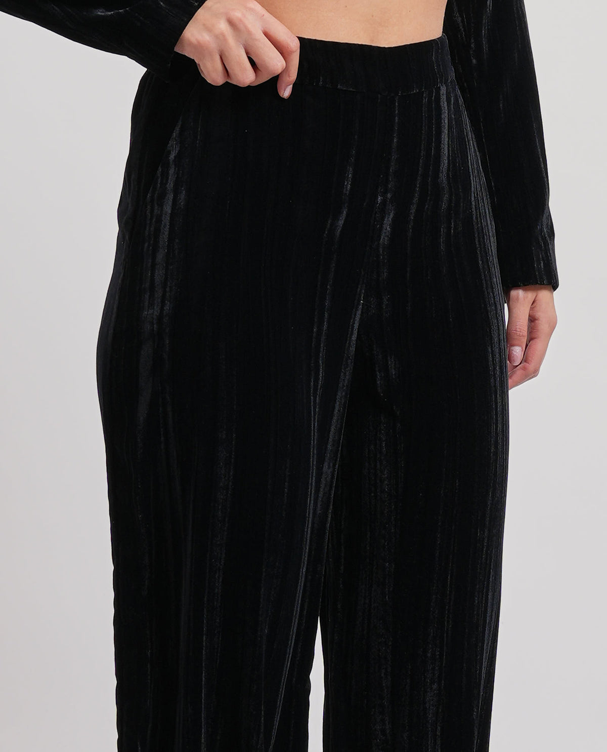 Pantaloni donna Hugo in velluto 