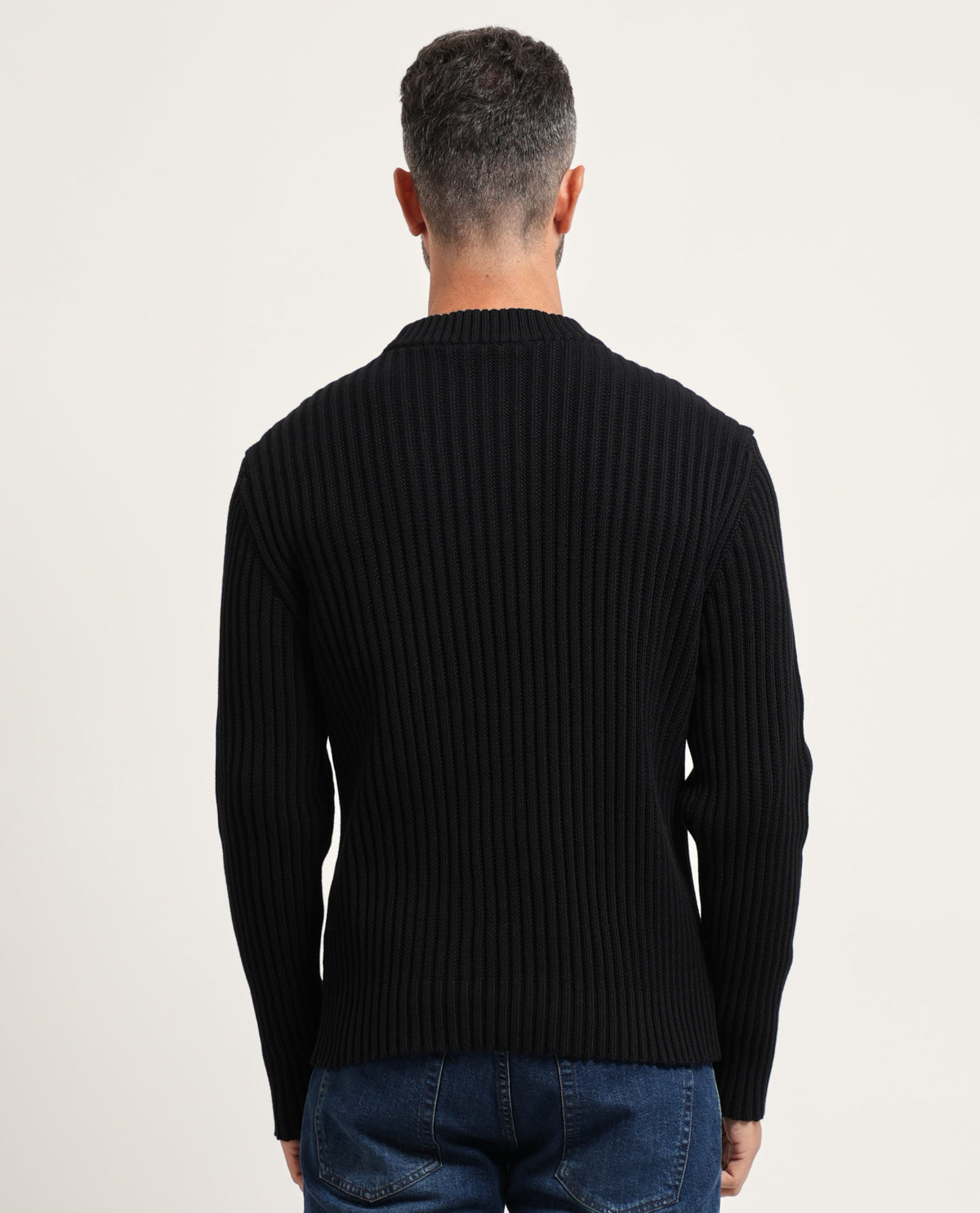 Maglione relaxed fit uomo Hugo a coste 
