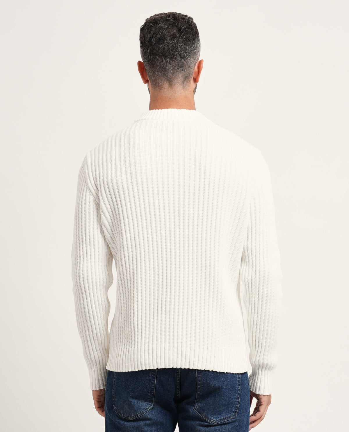 Maglione relaxed fit uomo Hugo a coste 