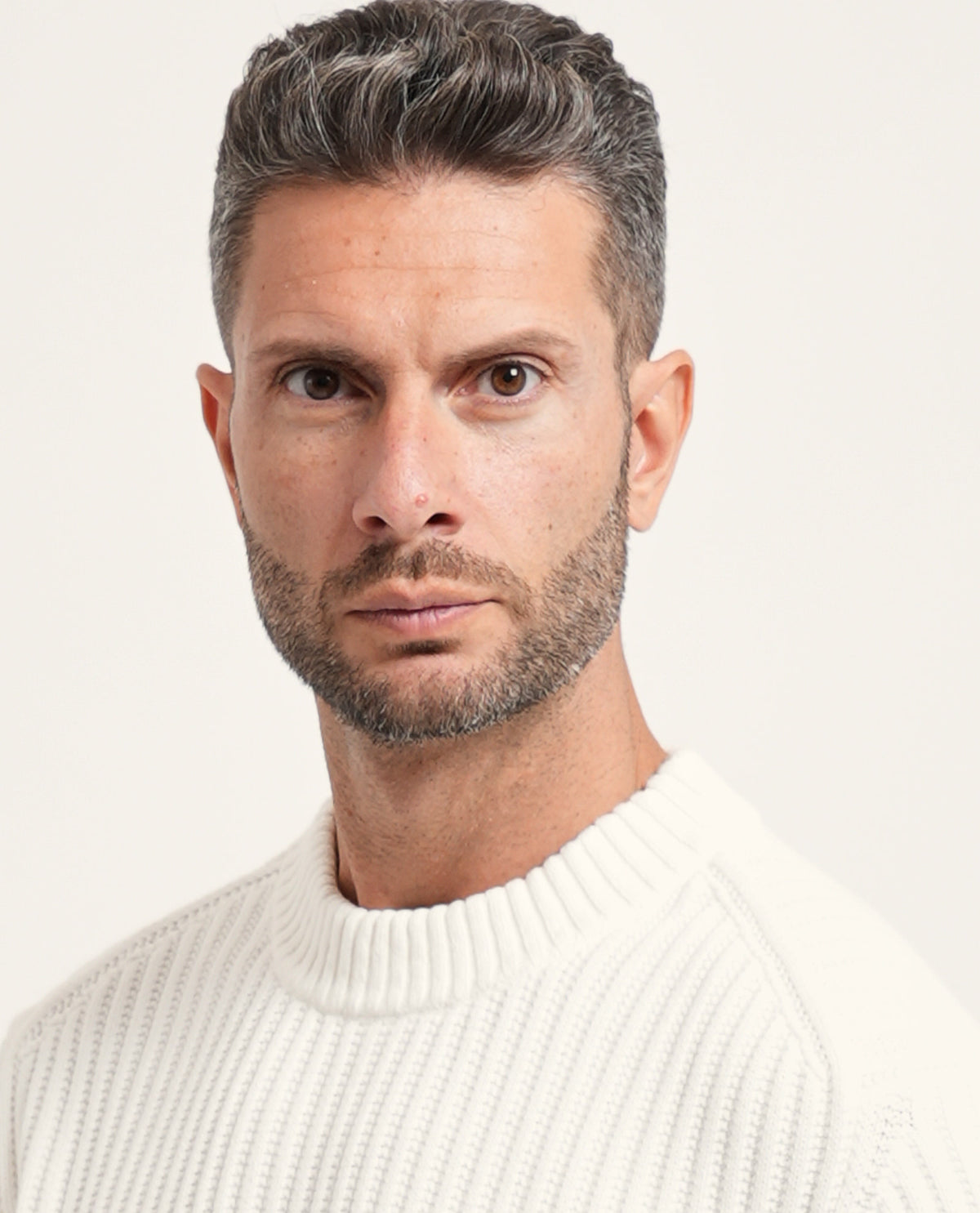 Maglione relaxed fit uomo Hugo a coste 