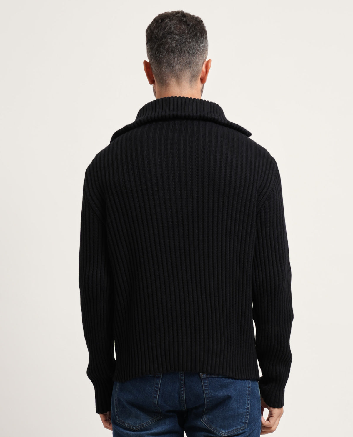 Maglione relaxed fit uomo Hugo a coste 