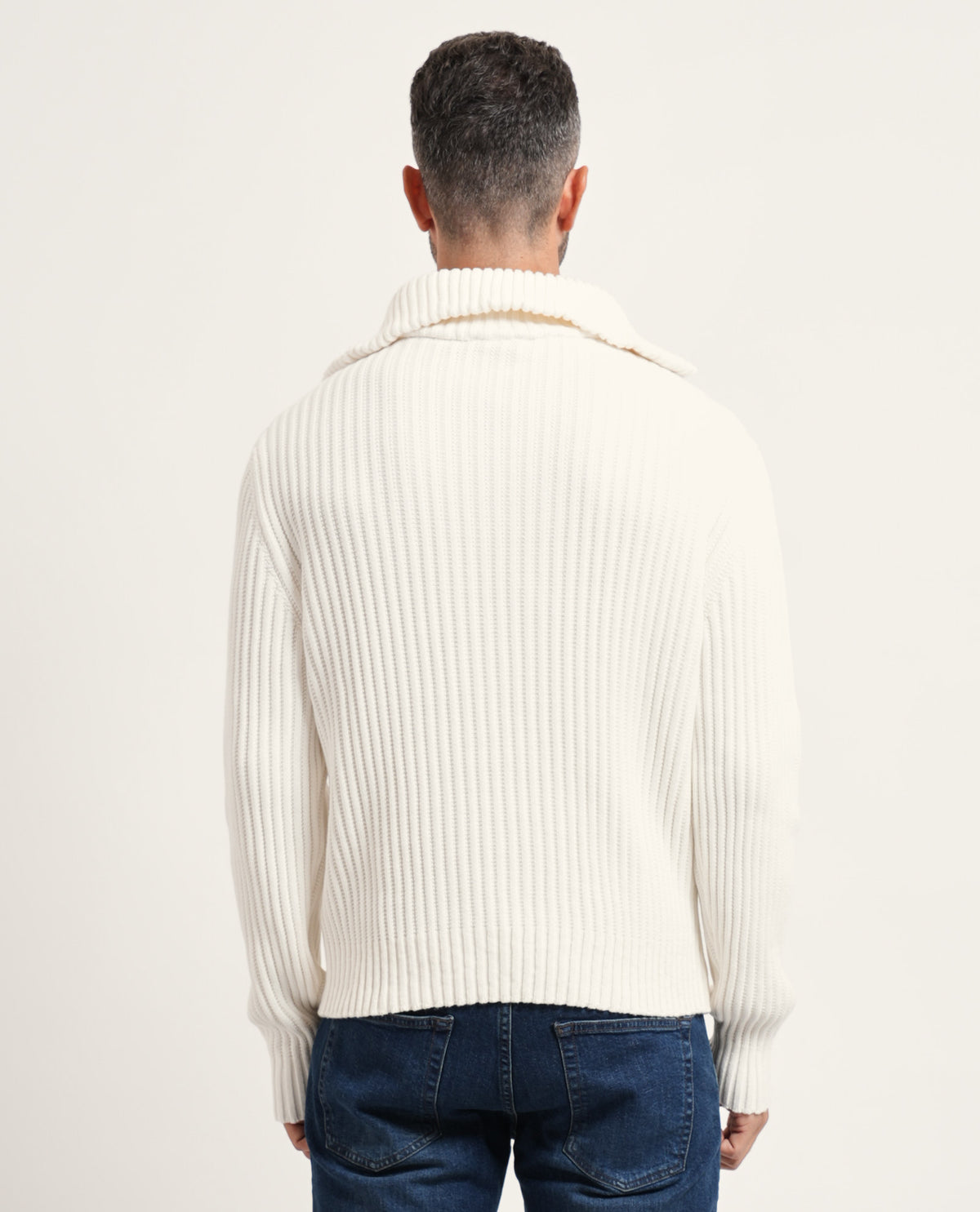 Maglione relaxed fit uomo Hugo a coste 