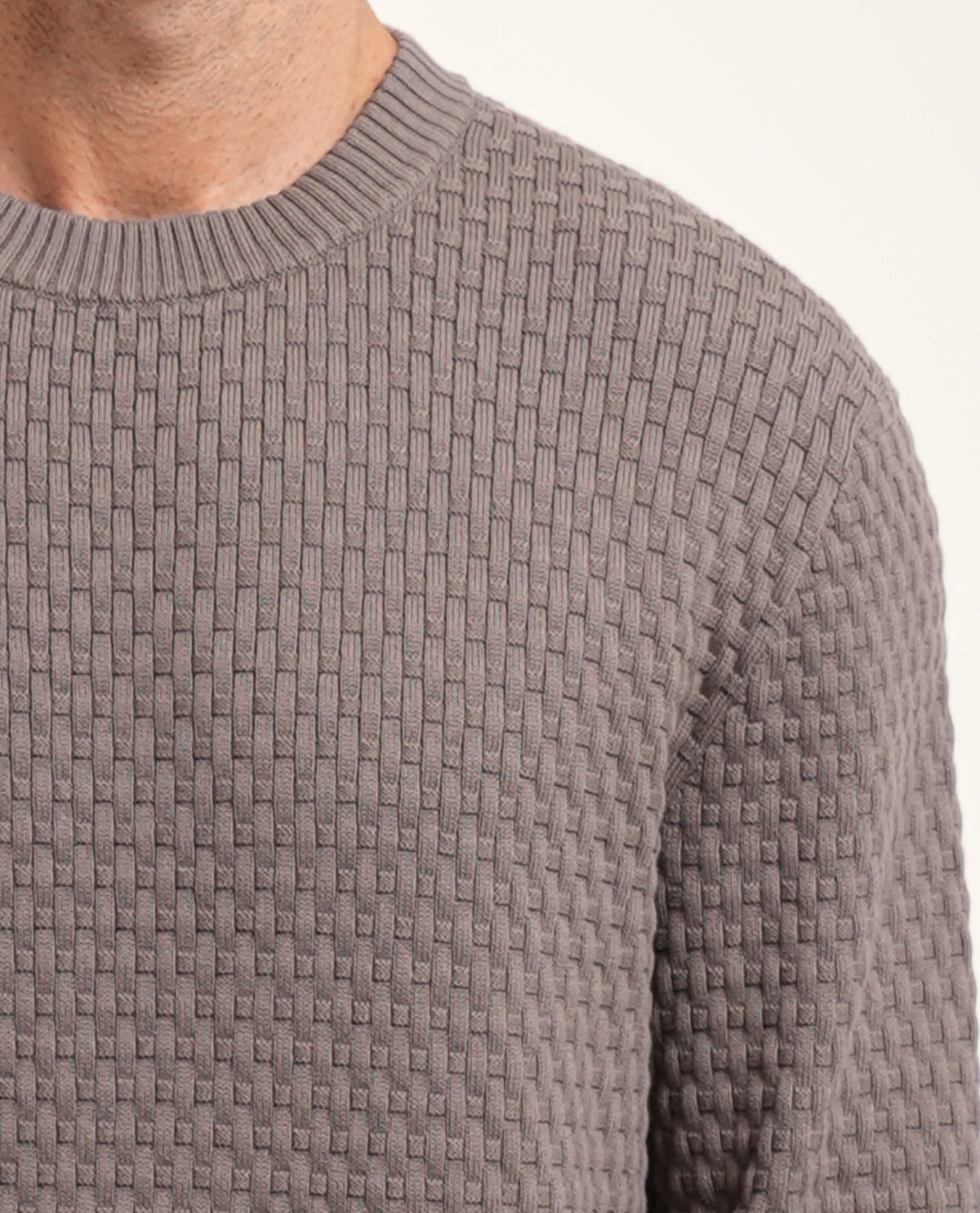 Maglione uomo Hugo con trama all-over 